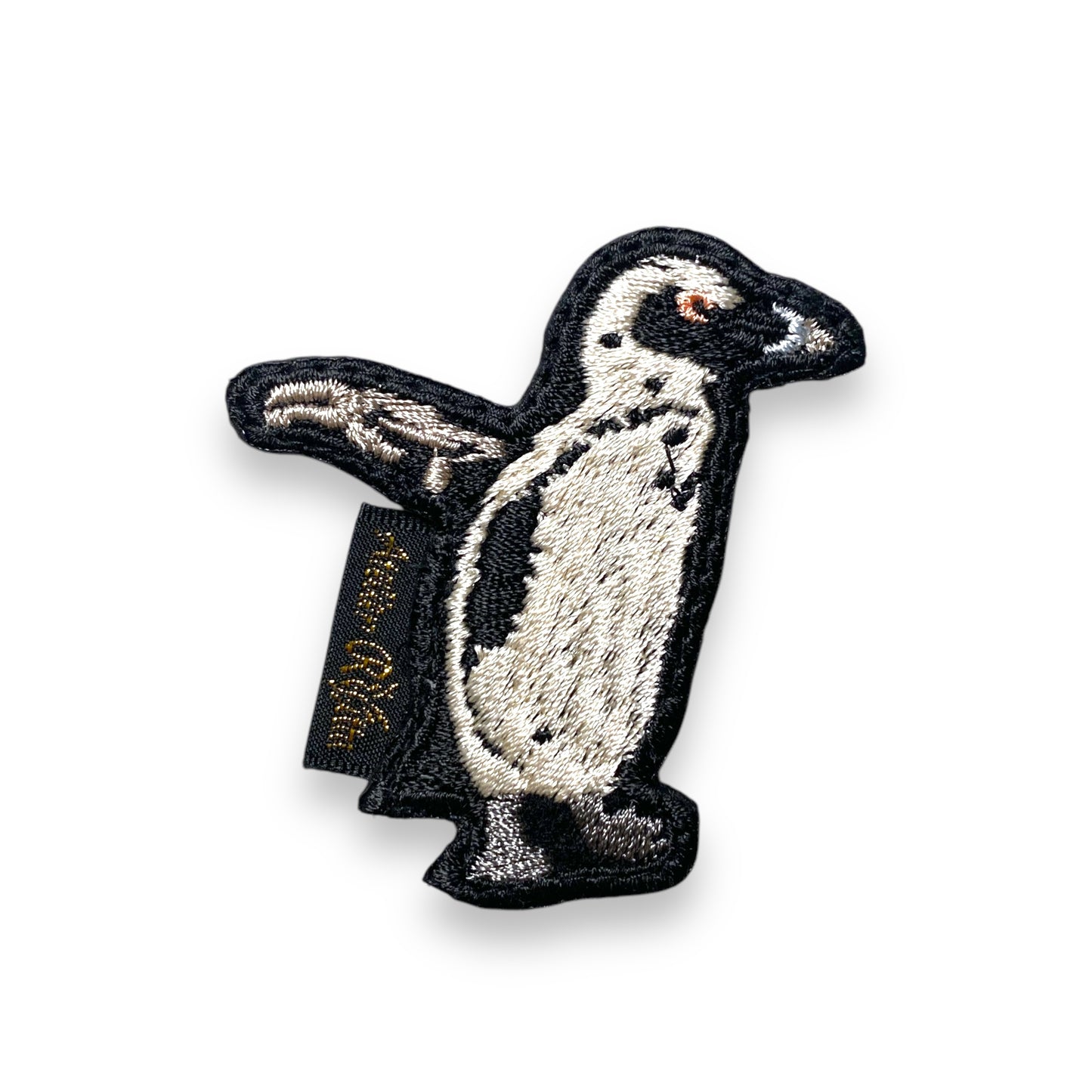 ケープペンギンの刺繍ワッペン