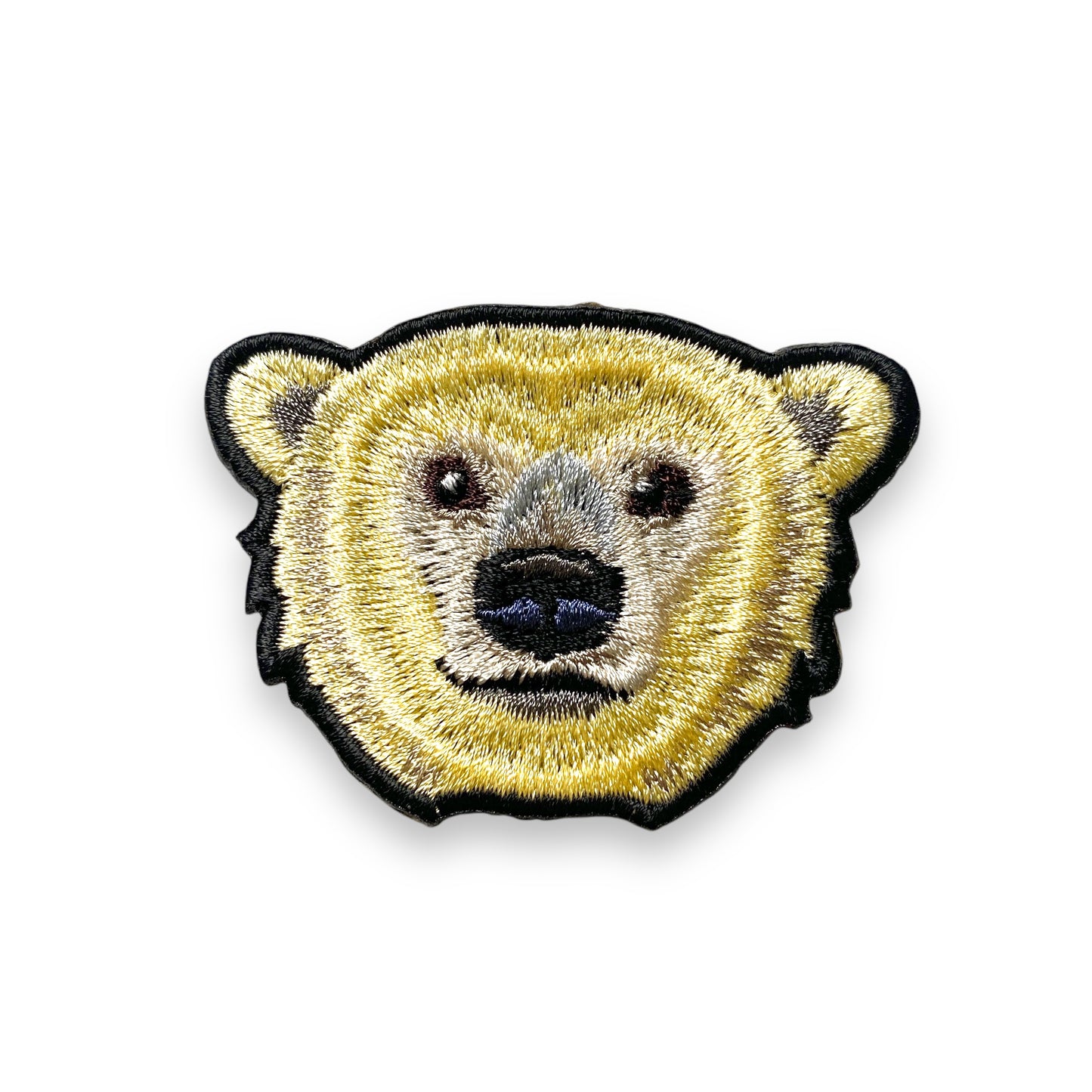 ホッキョクグマの刺繍ワッペン