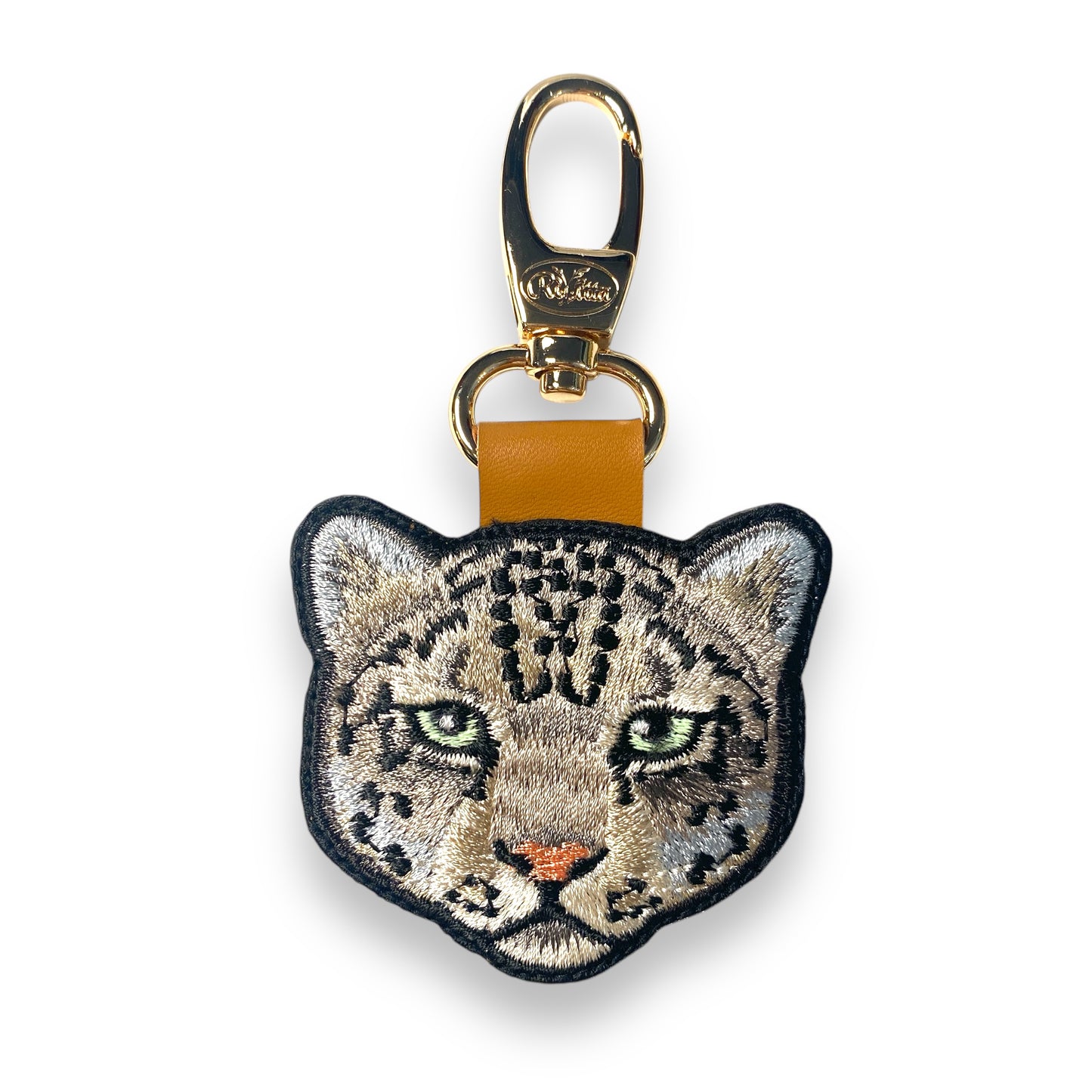 ユキヒョウの刺繍ワッペン
