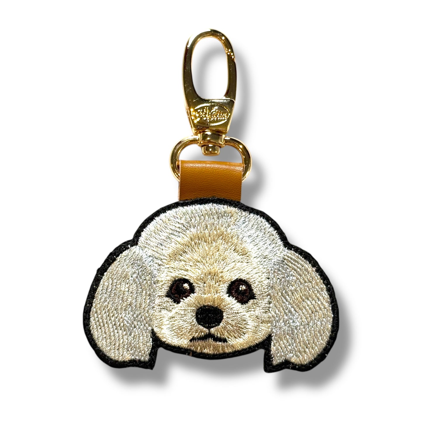 トイプードルの刺繍ワッペン
