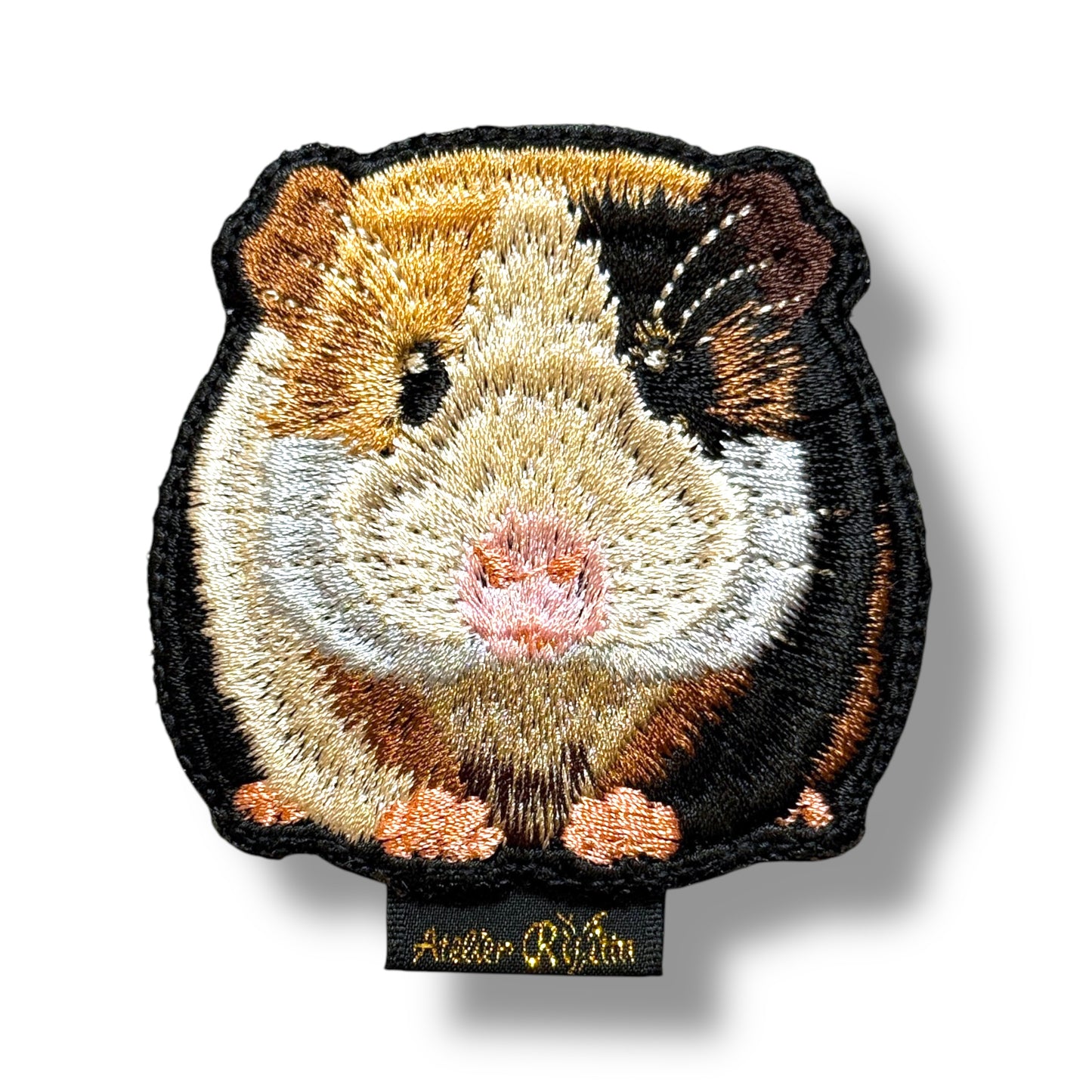 モルモットの刺繍ワッペン