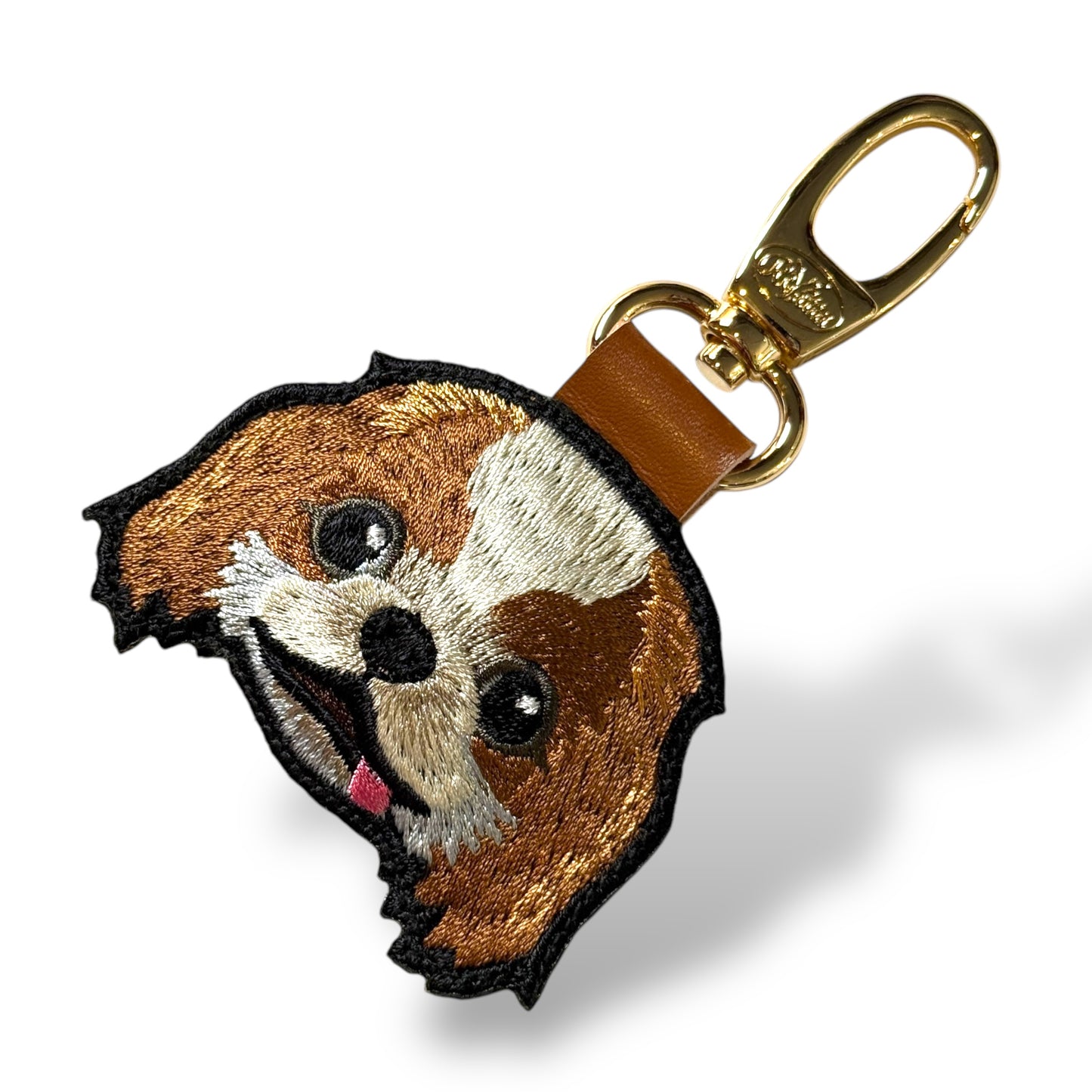 狆の刺繍ワッペン