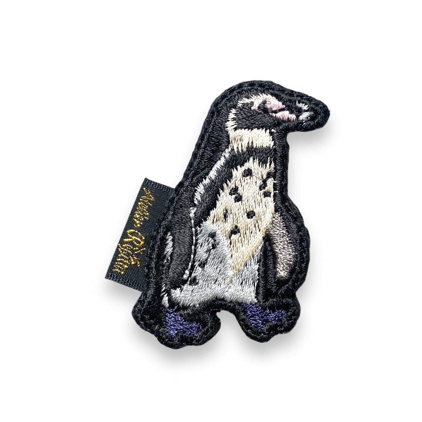 フンボルトペンギンの刺繍ワッペン