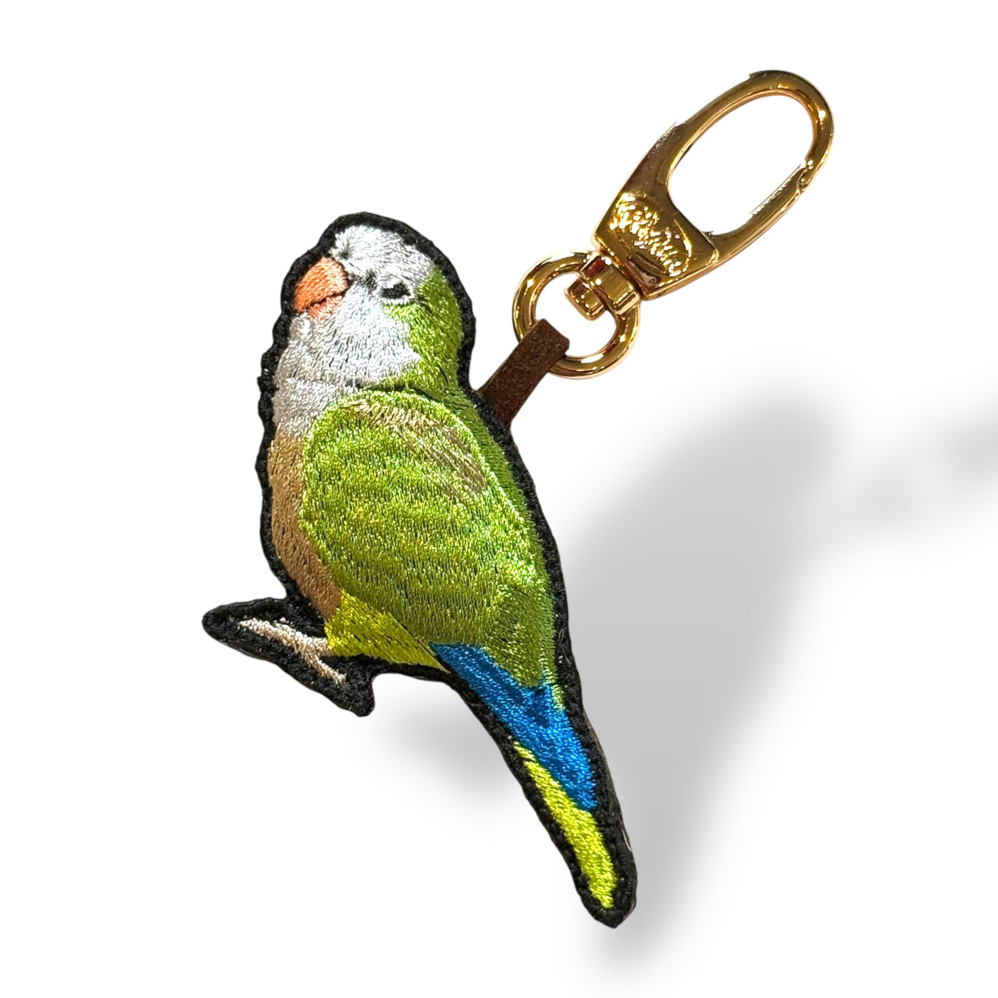 オキナインコの刺繍ワッペン