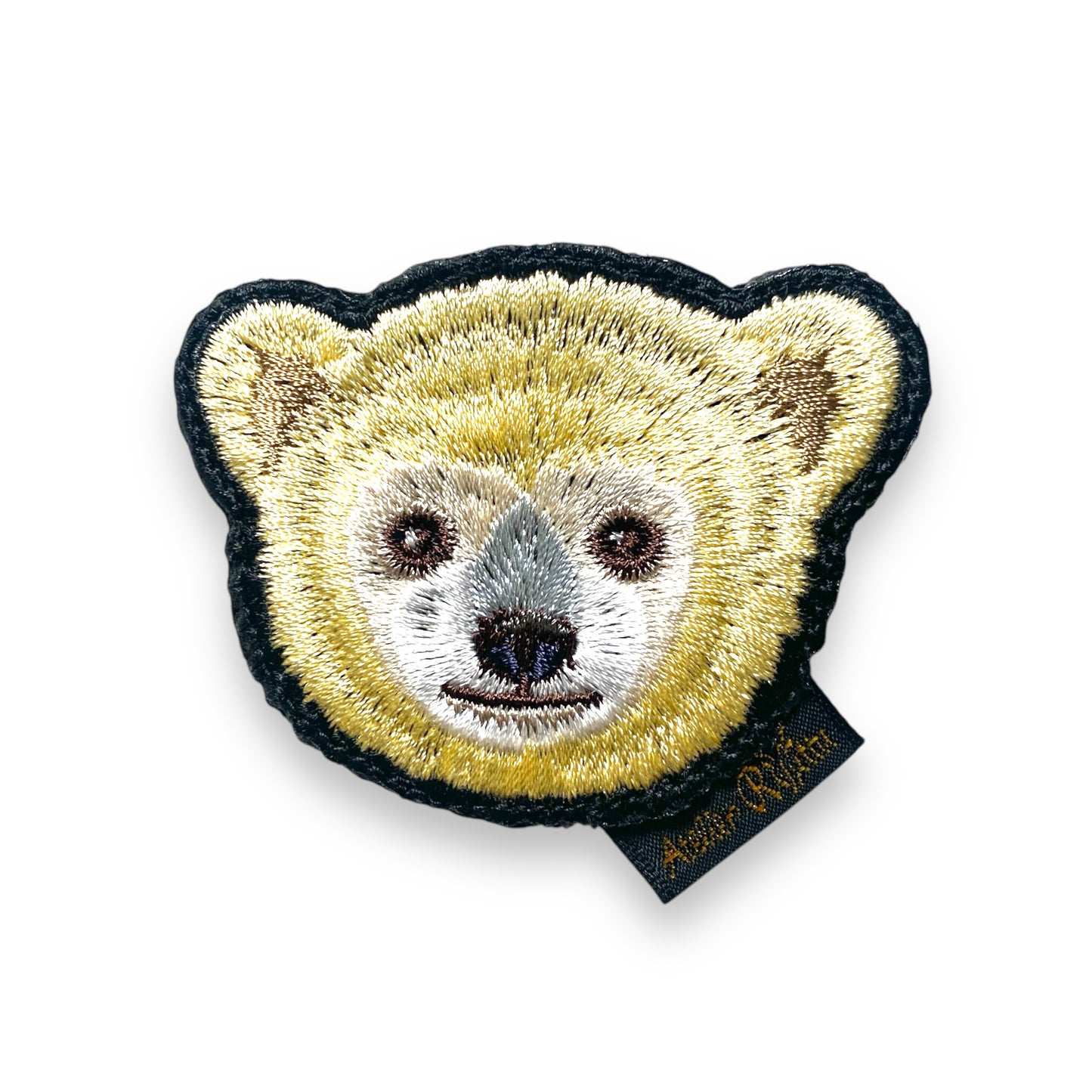 ホッキョクグマの刺繍ワッペン