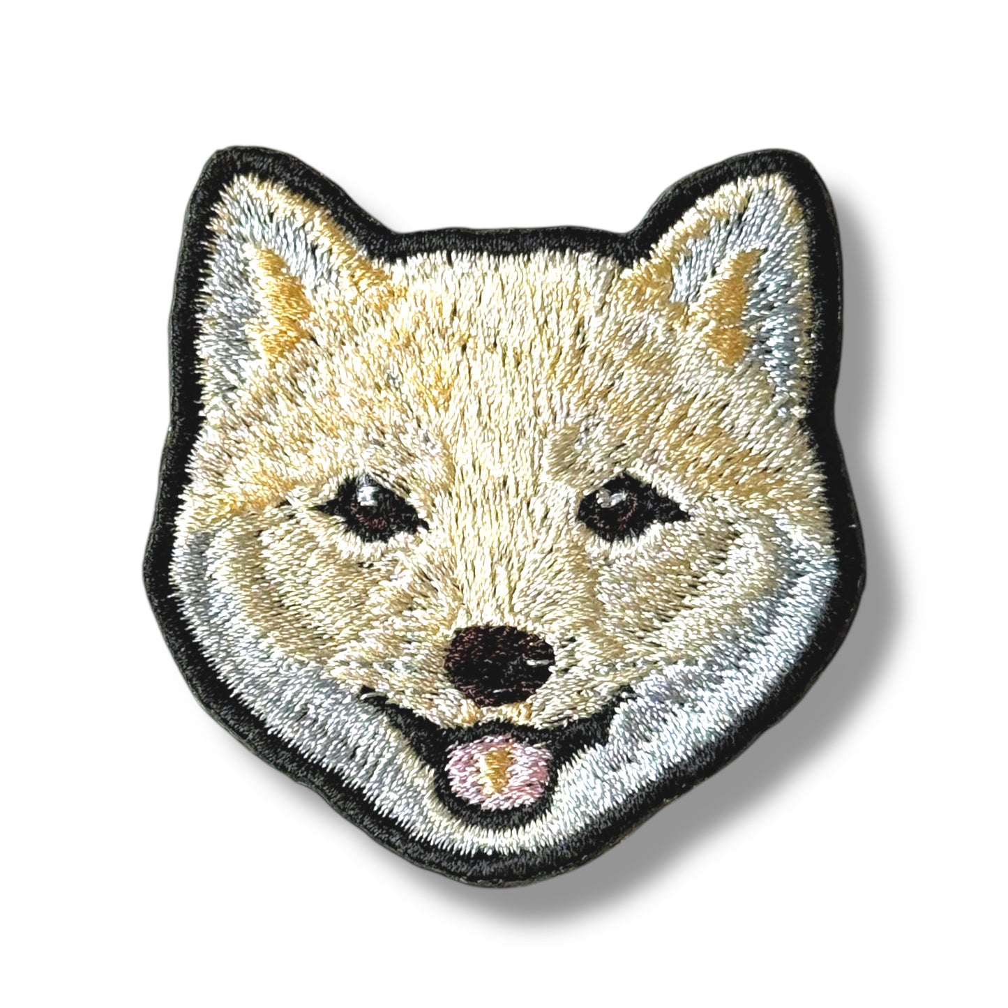 柴犬の刺繍ワッペン