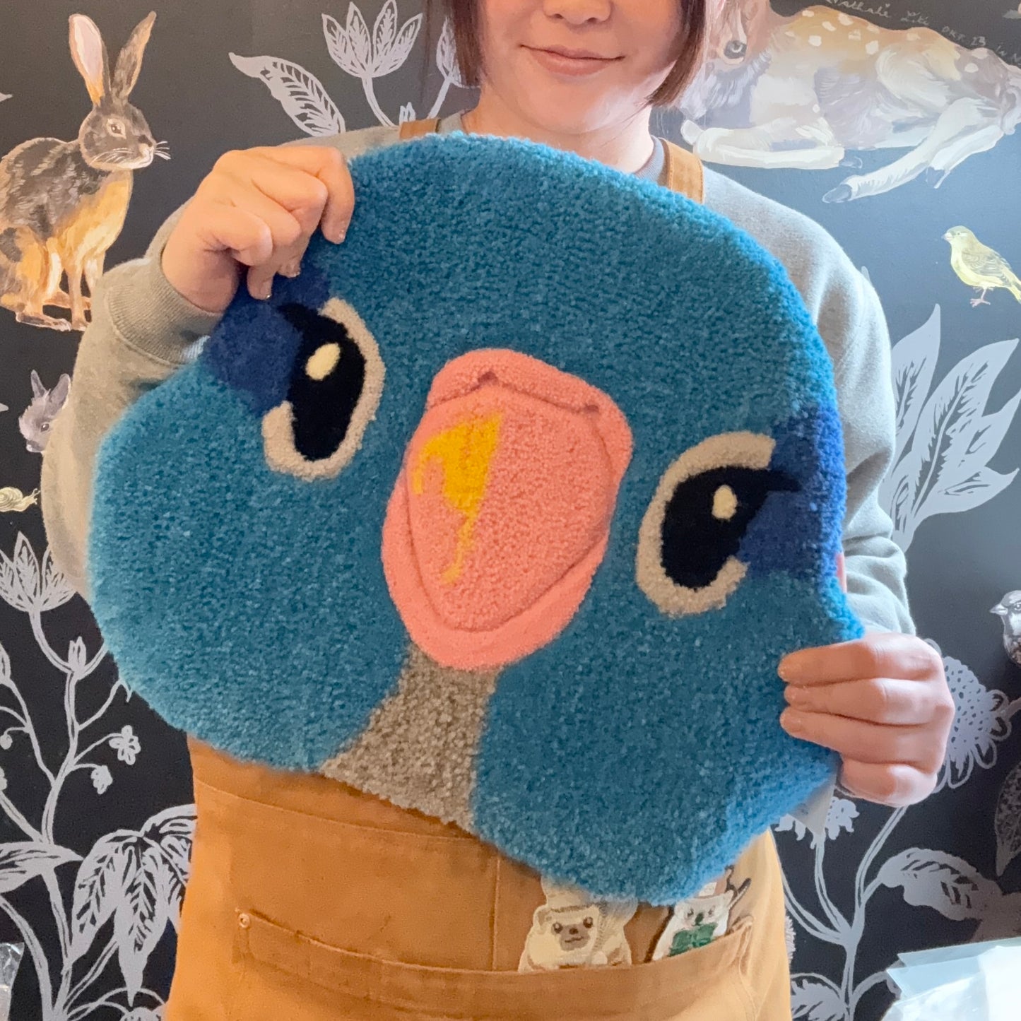 マメルリハのタフティングラグ