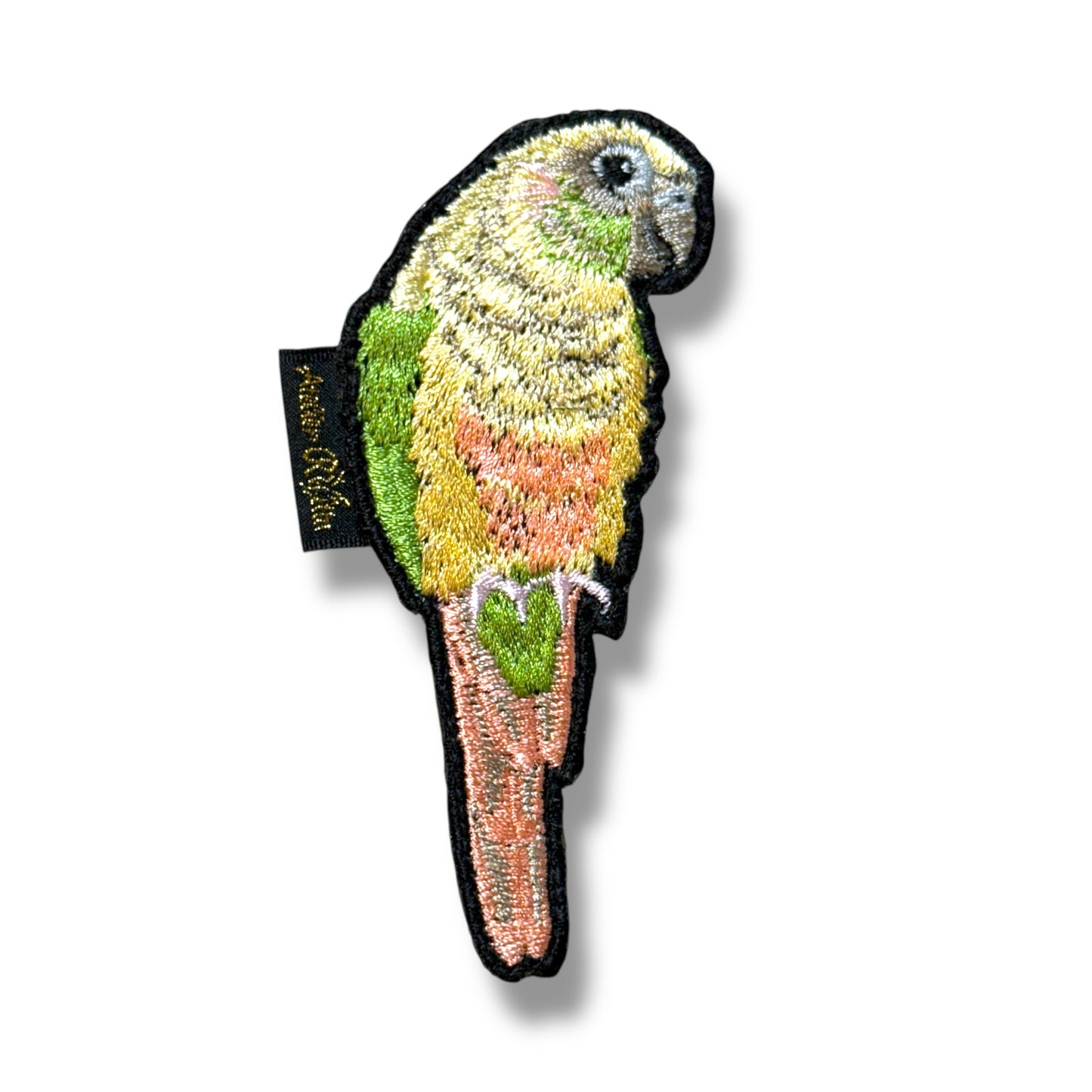 ウロコインコの刺繍ワッペン
