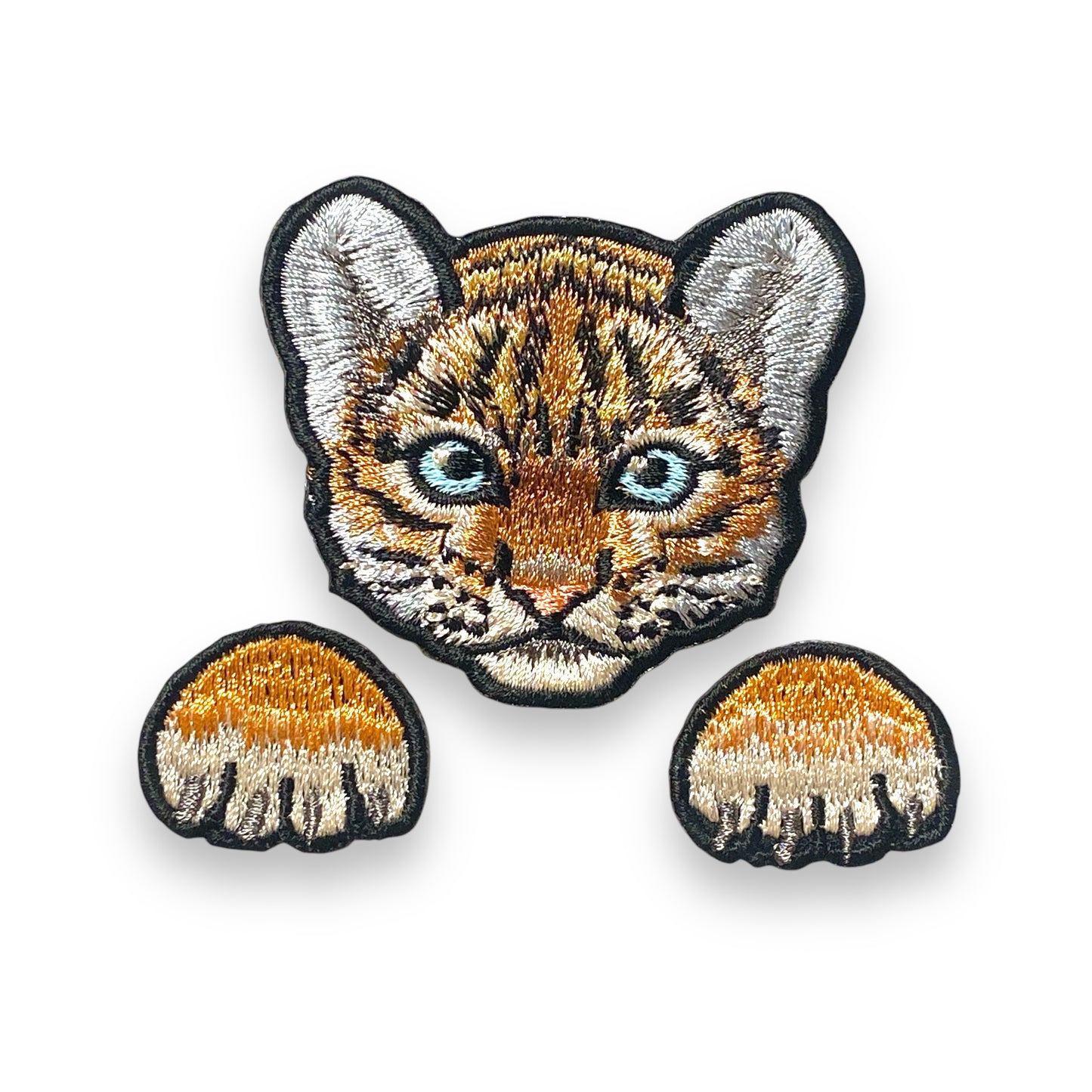トラの刺繍ワッペン
