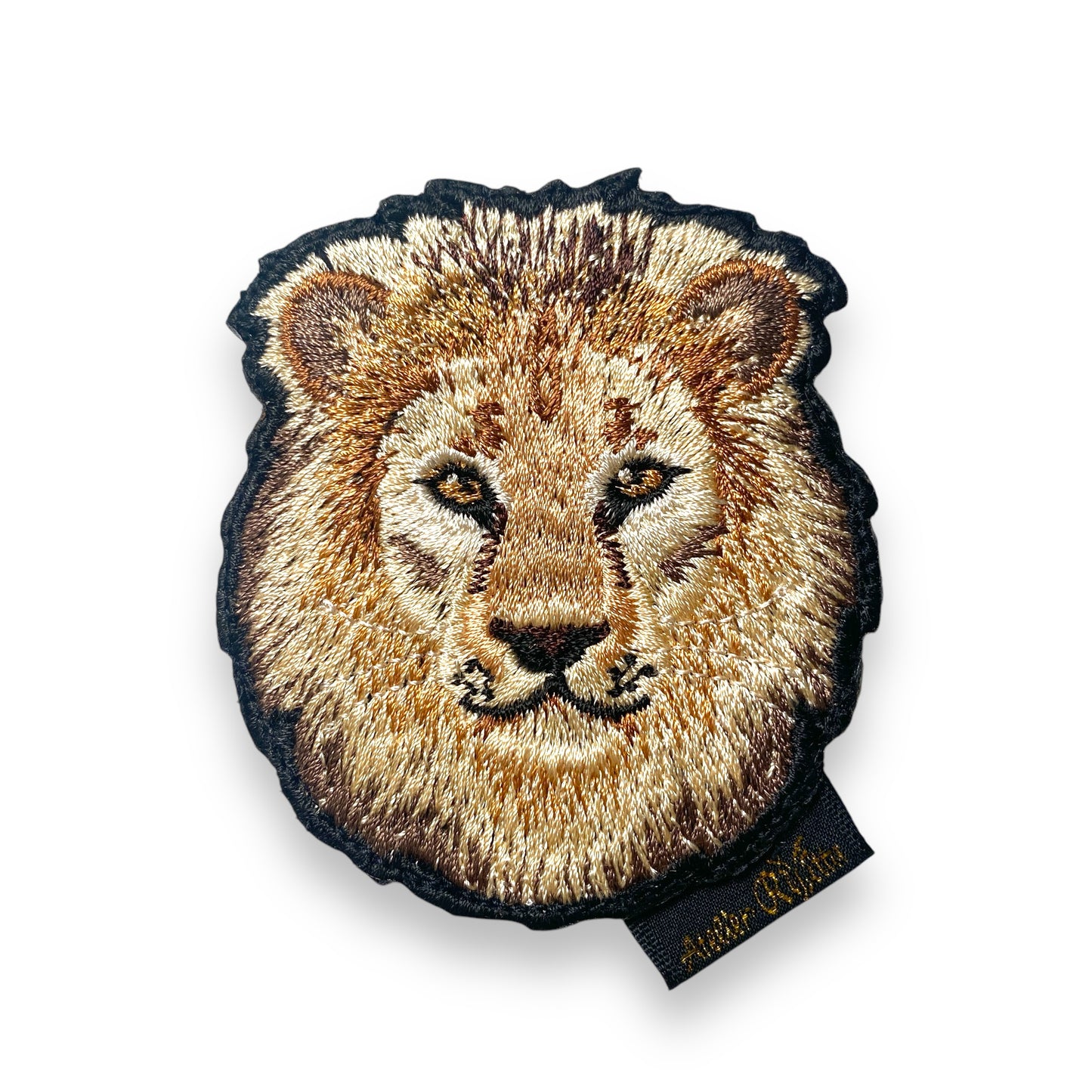 ライオンの刺繍ワッペン