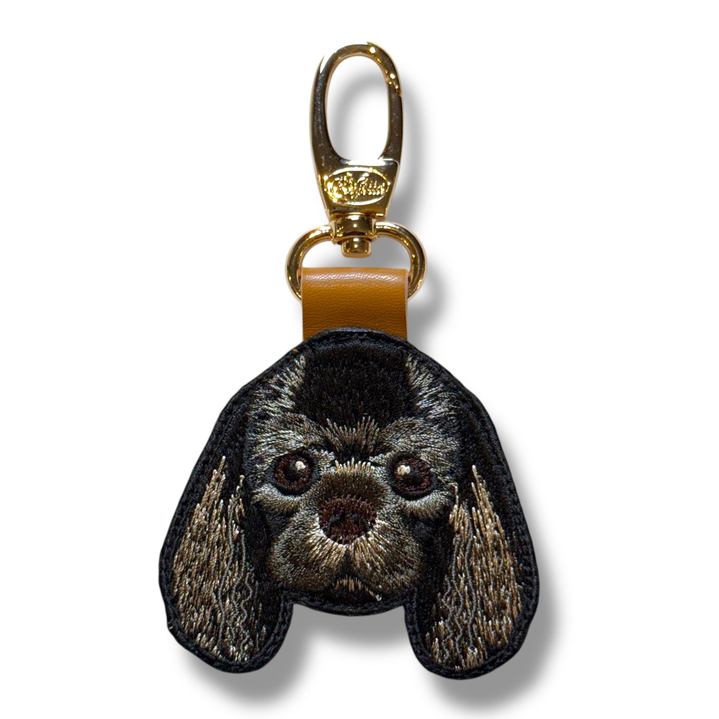 アメリカンコッカースパニエルの刺繍ワッペン