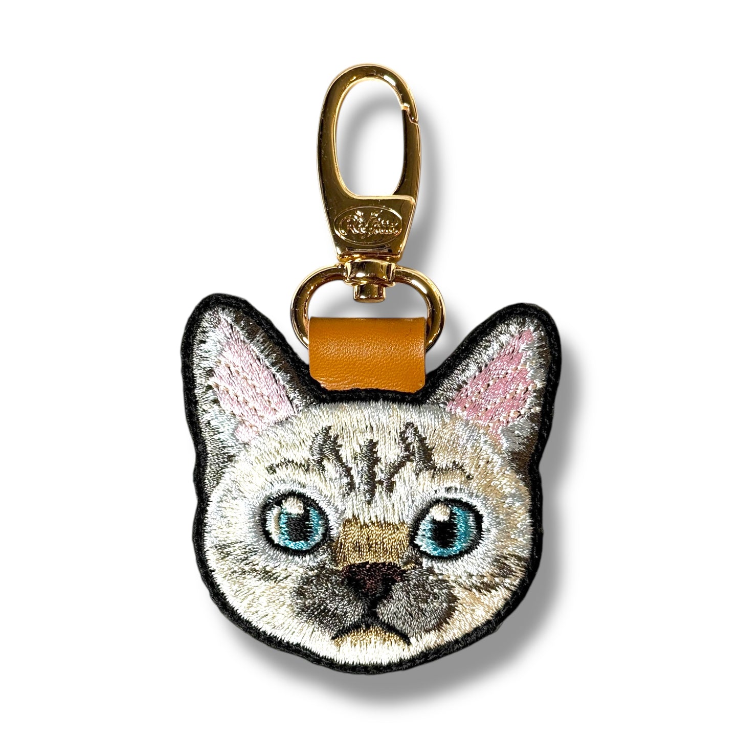 シャムミックスの刺繍ワッペン