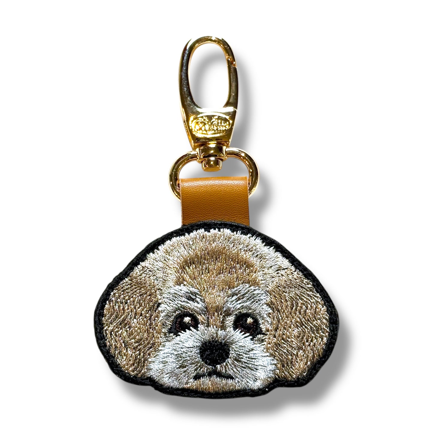 トイプードルの刺繍ワッペン