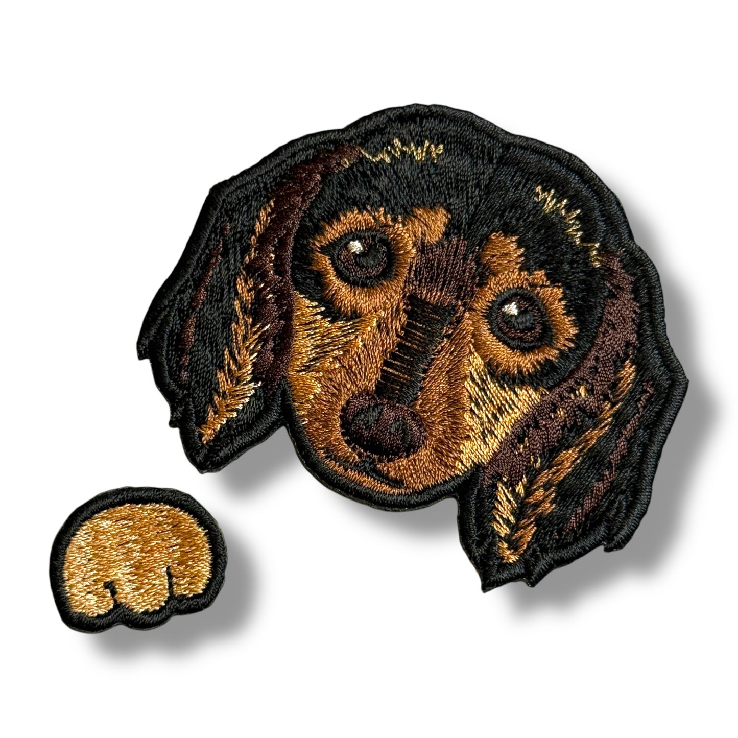 ダックスフントの刺繍ワッペン