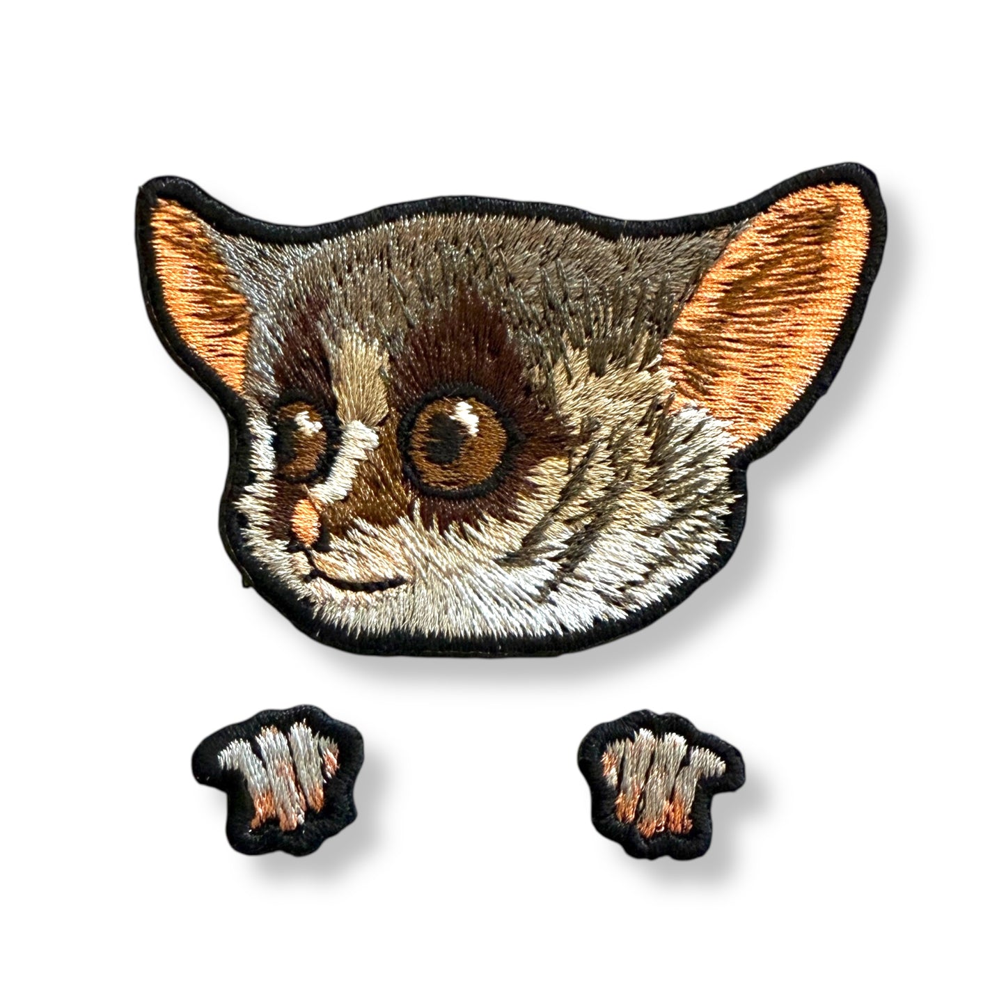 ショウガラゴベビーの 刺繍ワッペン