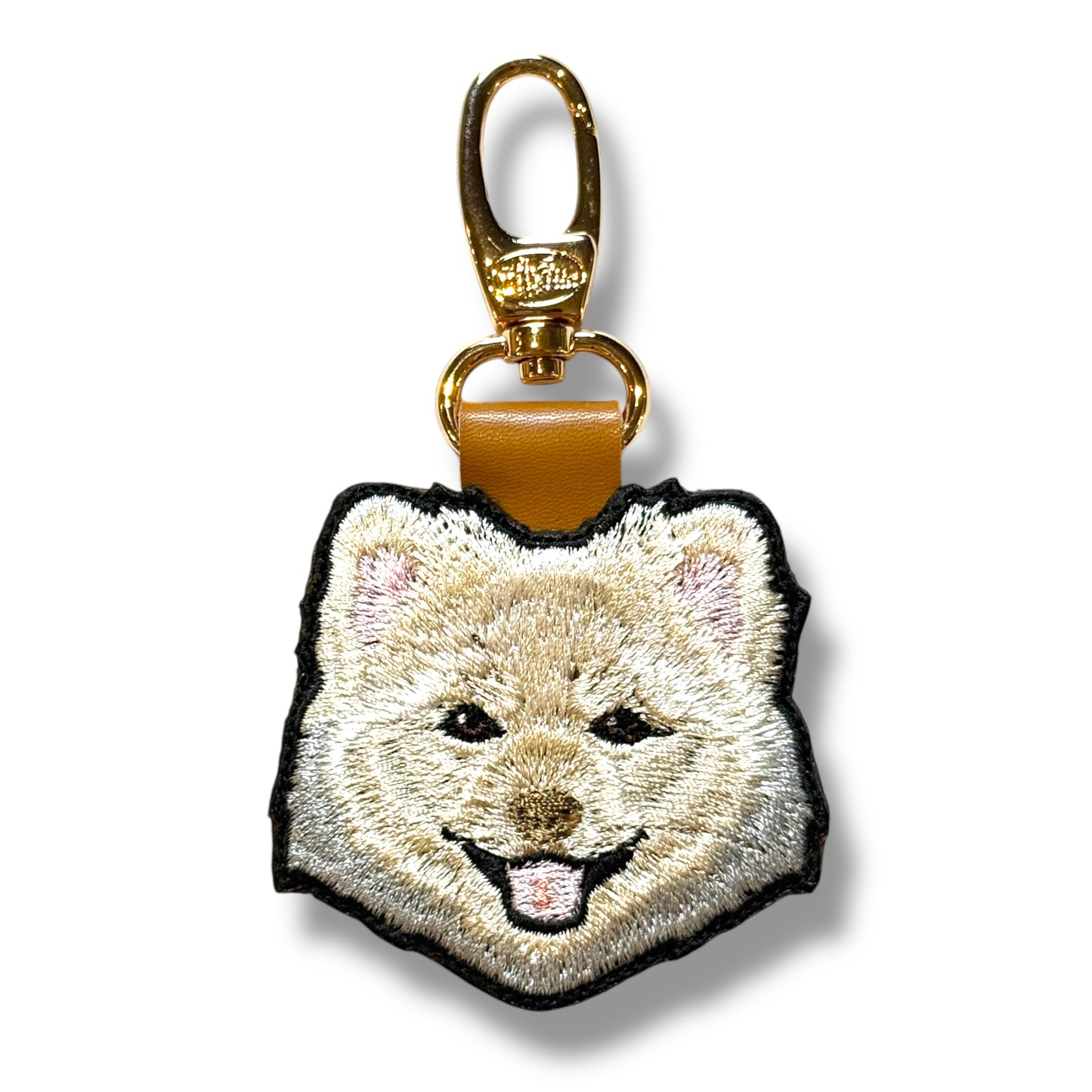 秋田犬の刺繍ワッペン