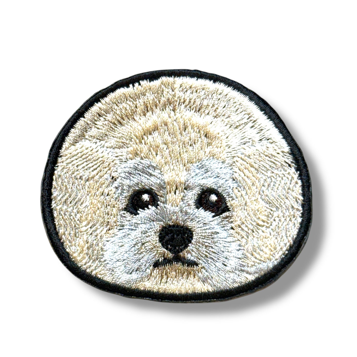 ビション・フリーゼの刺繍ワッペン