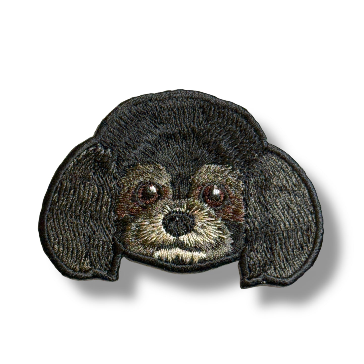 トイプードルの刺繍ワッペン
