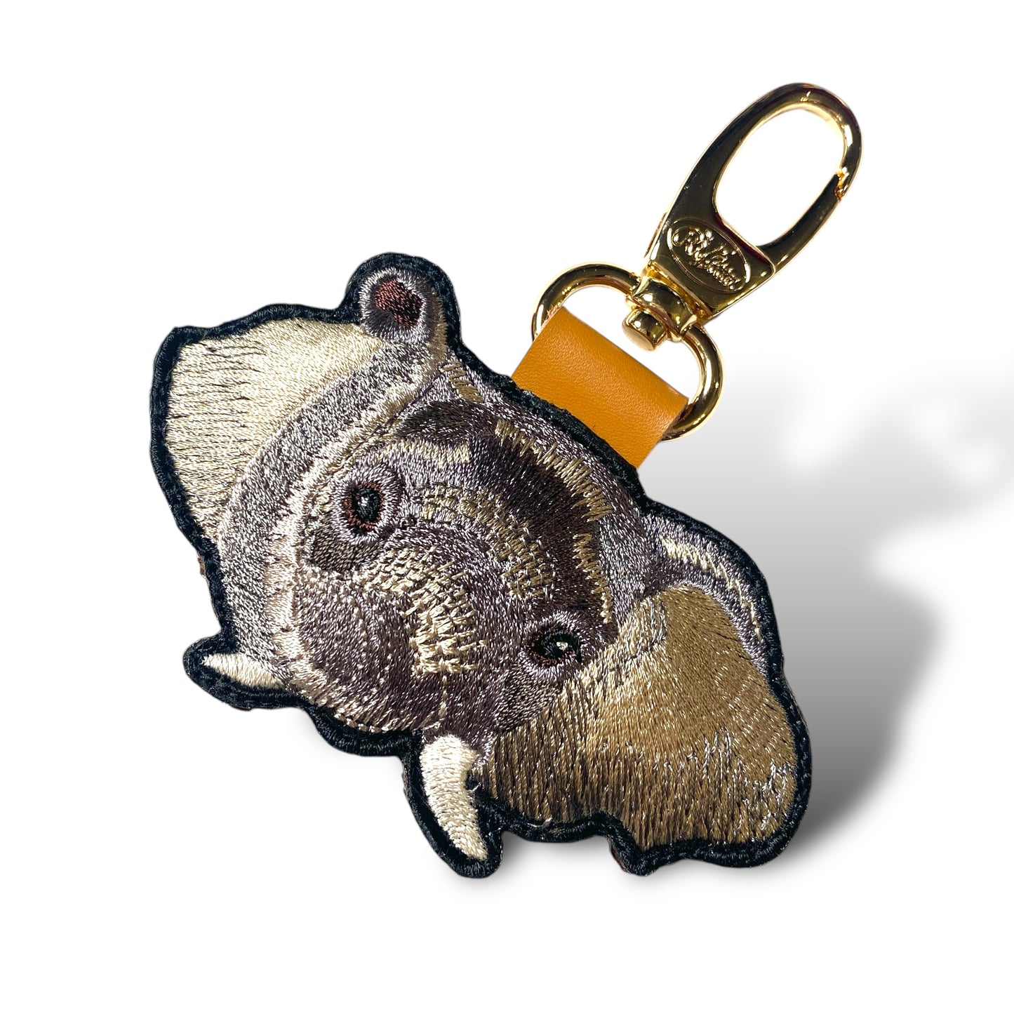 アフリカゾウの刺繍ワッペン