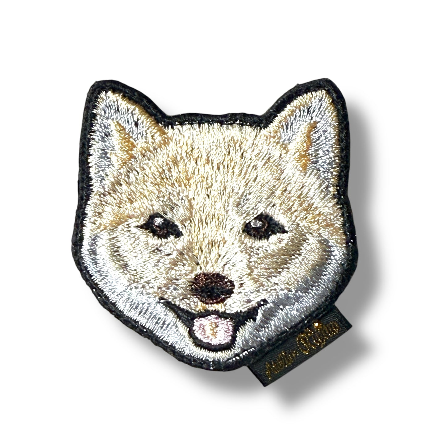 柴犬の刺繍ワッペン