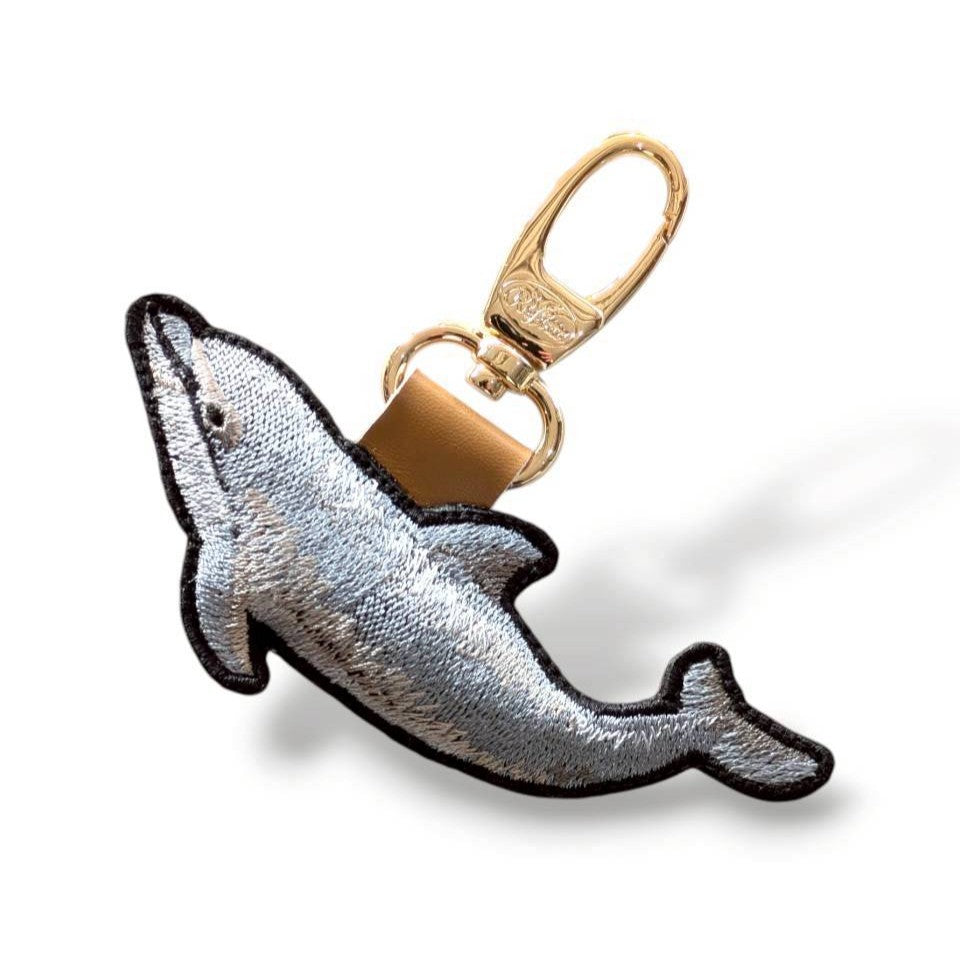 バンドウイルカの刺繍ワッペン