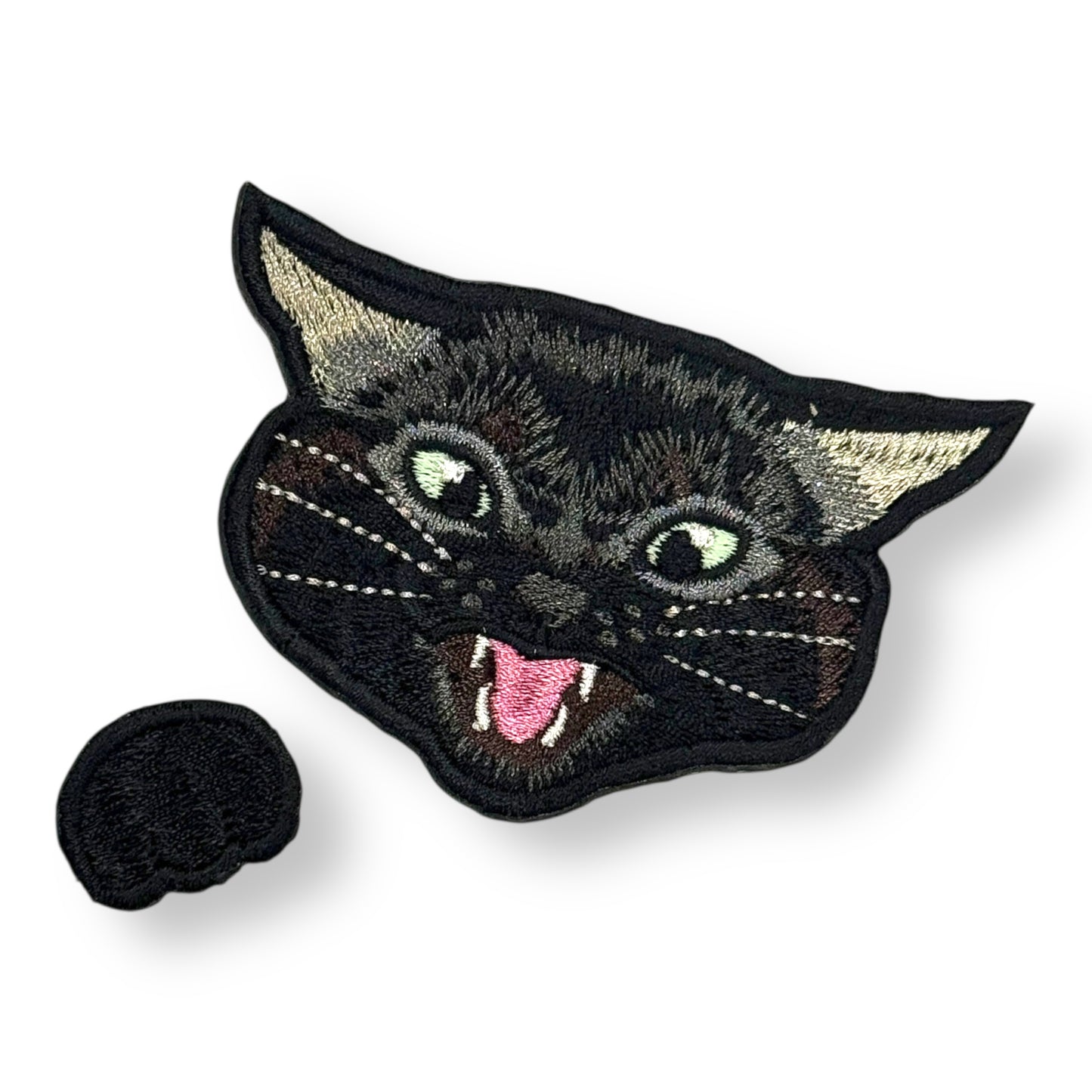 激おこにゃんこの刺繍ワッペン