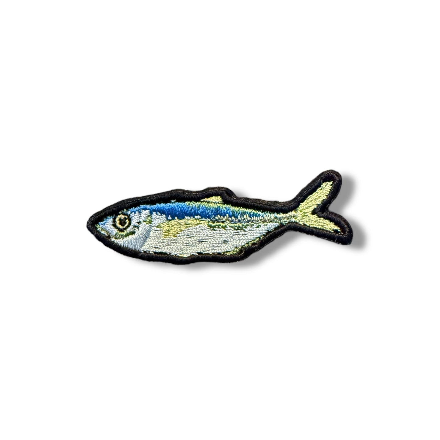 アジの刺繍ワッペン
