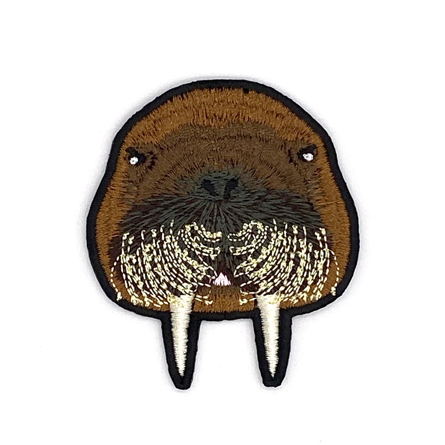 セイウチの刺繍ワッペン