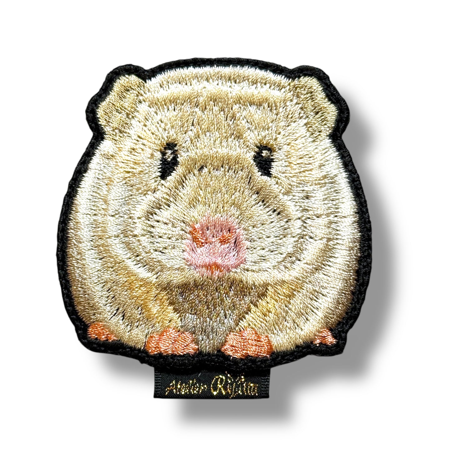 モルモットの刺繍ワッペン