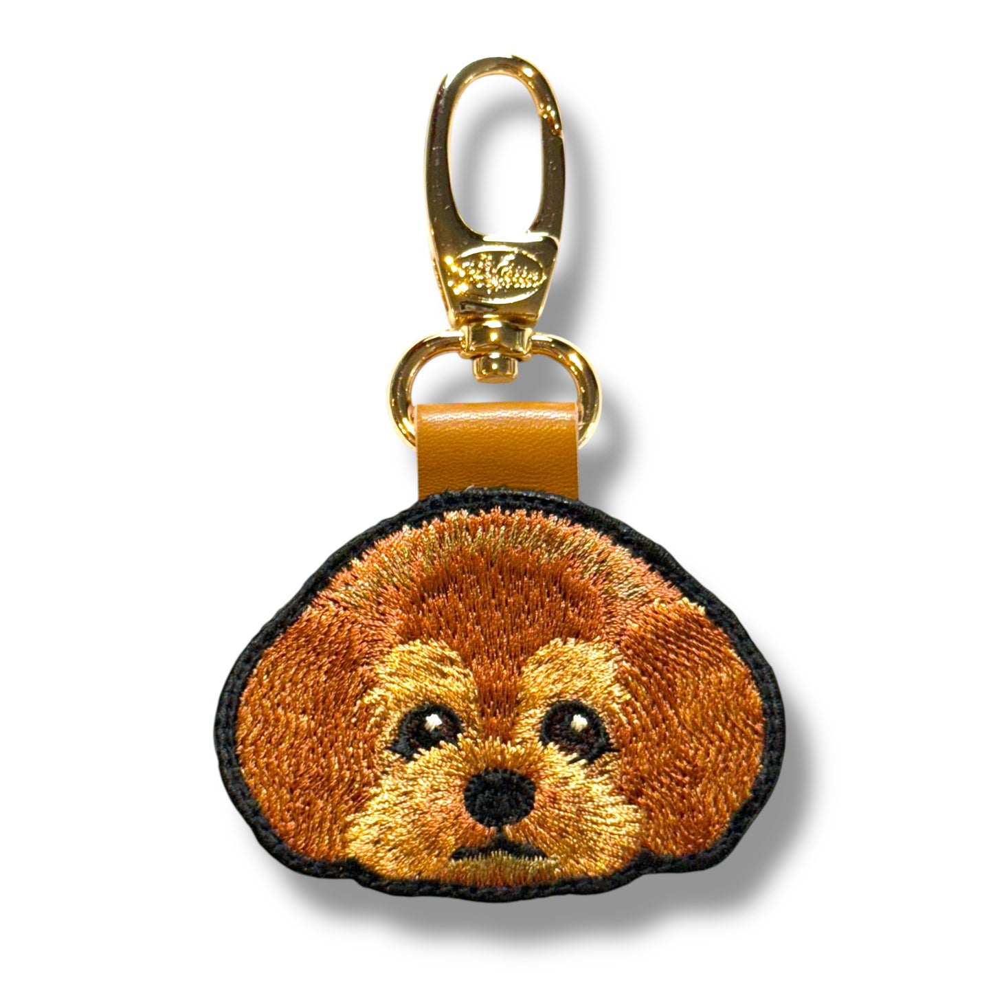 トイプードルの刺繍ワッペン
