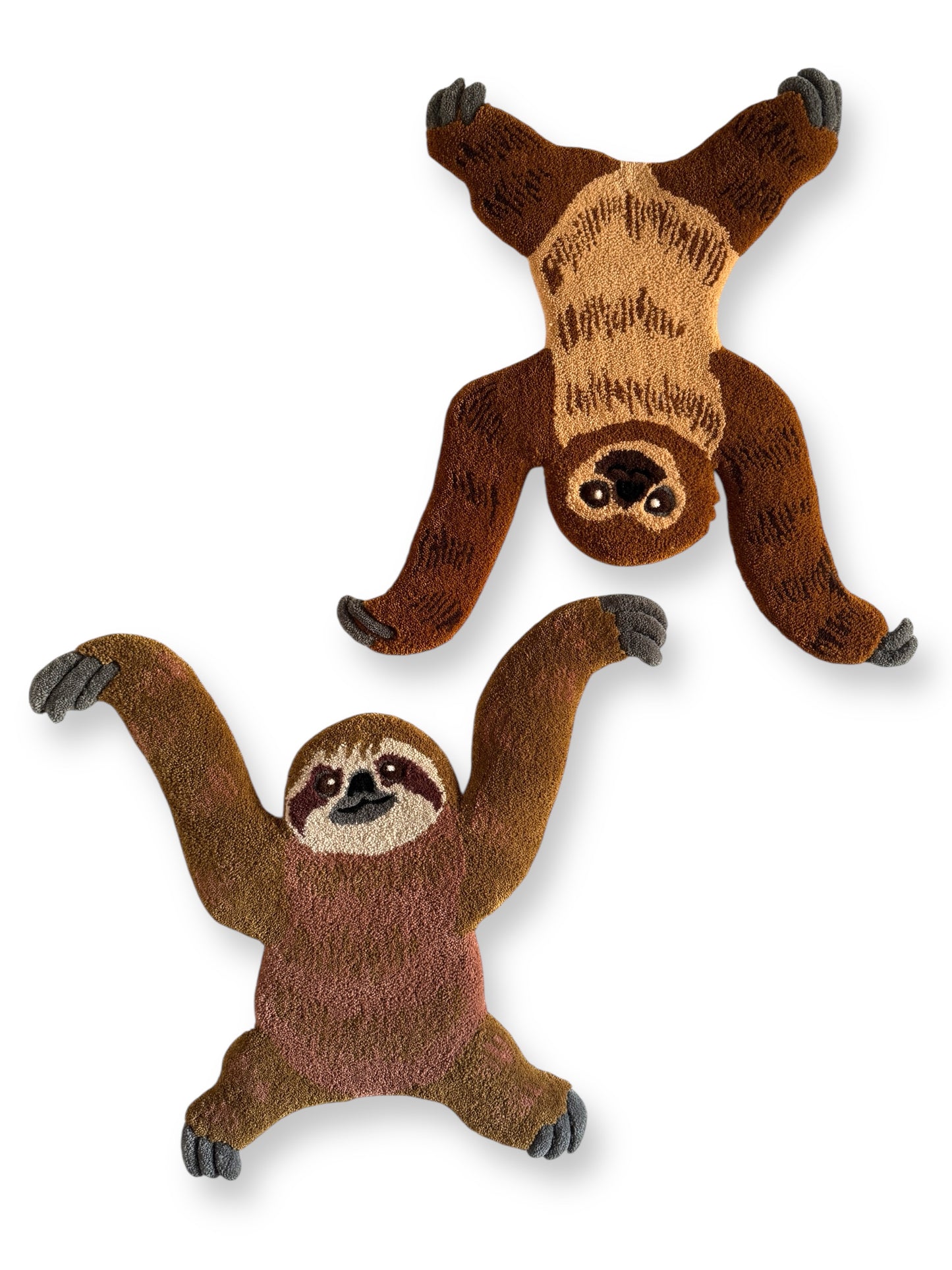 ナマケモノのタフティングラグ