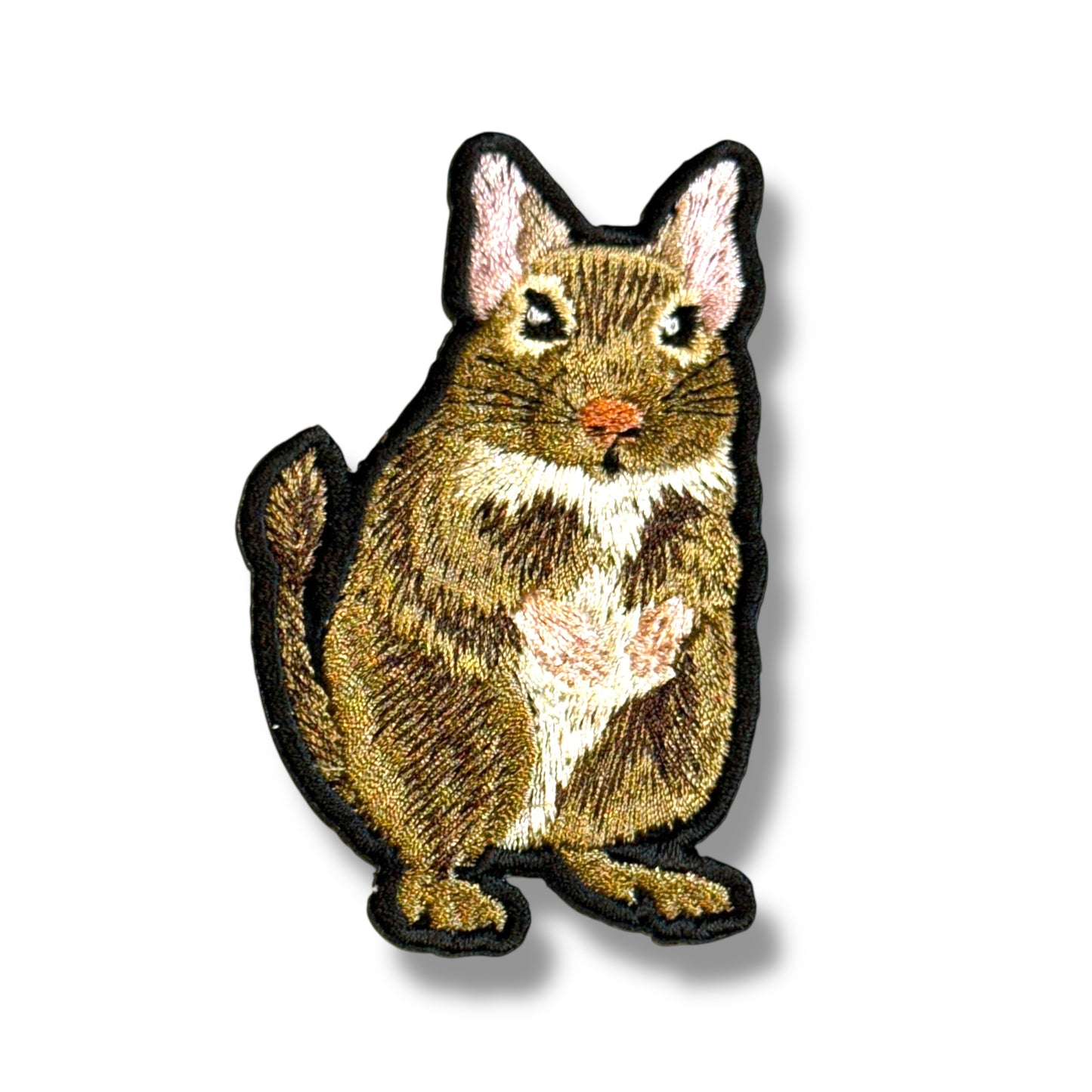 デグーの刺繍ワッペン