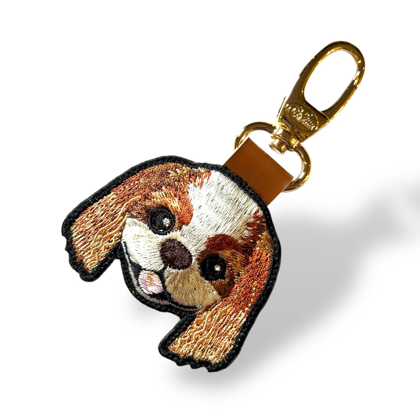 キャバリア・キング・チャールズ・スパニエルの刺繍ワッペン