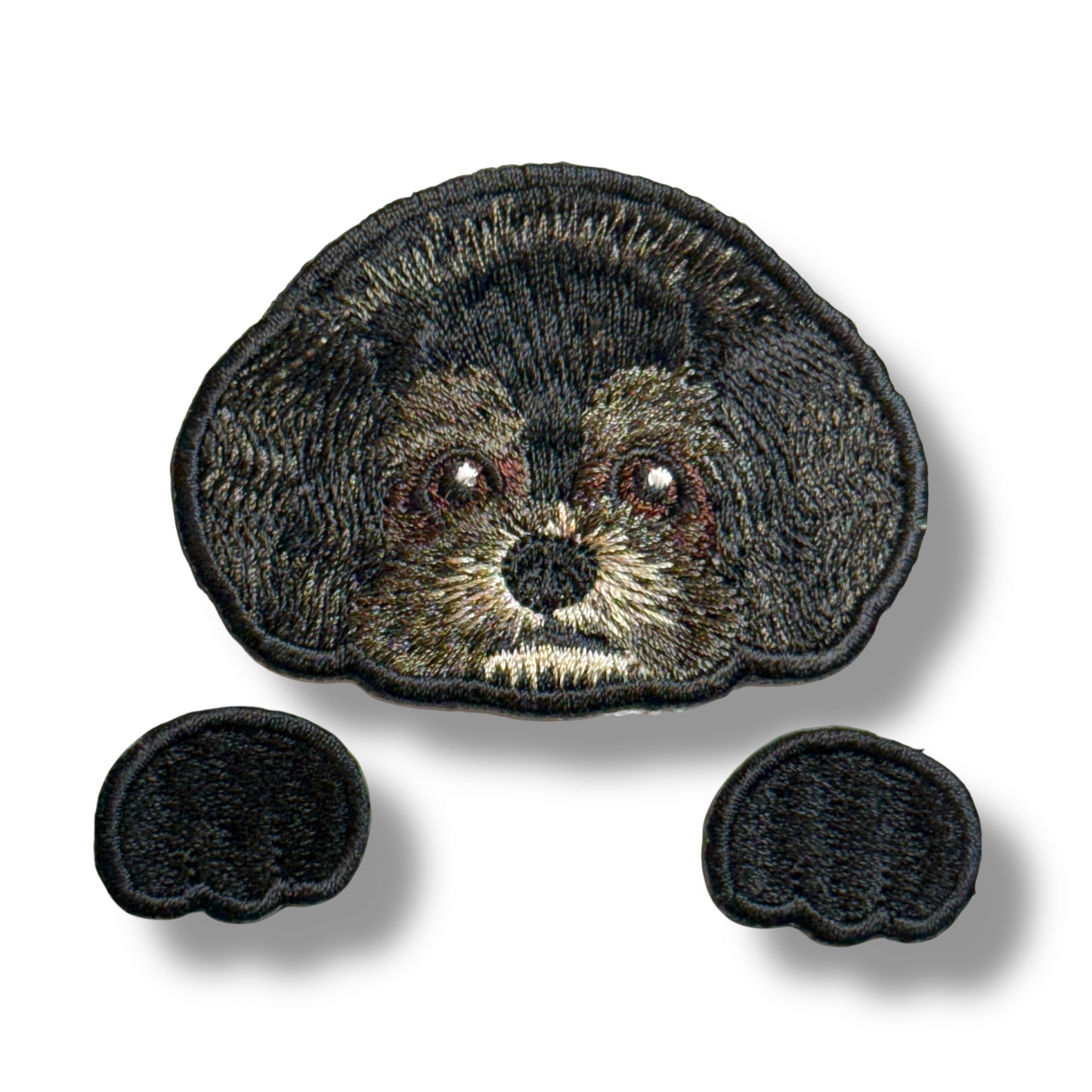 トイプードルの刺繍ワッペン