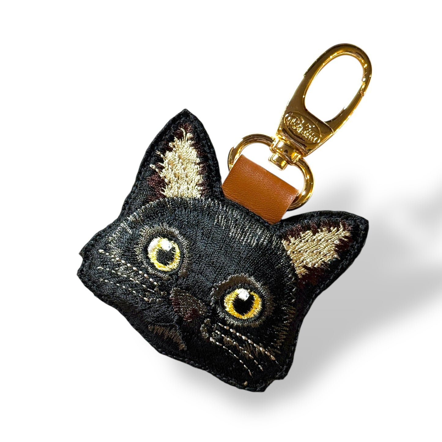 黒猫の刺繍ワッペン