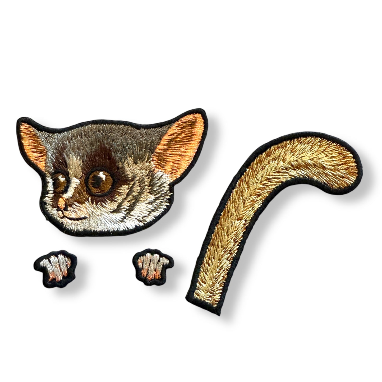 ショウガラゴベビーの 刺繍ワッペン