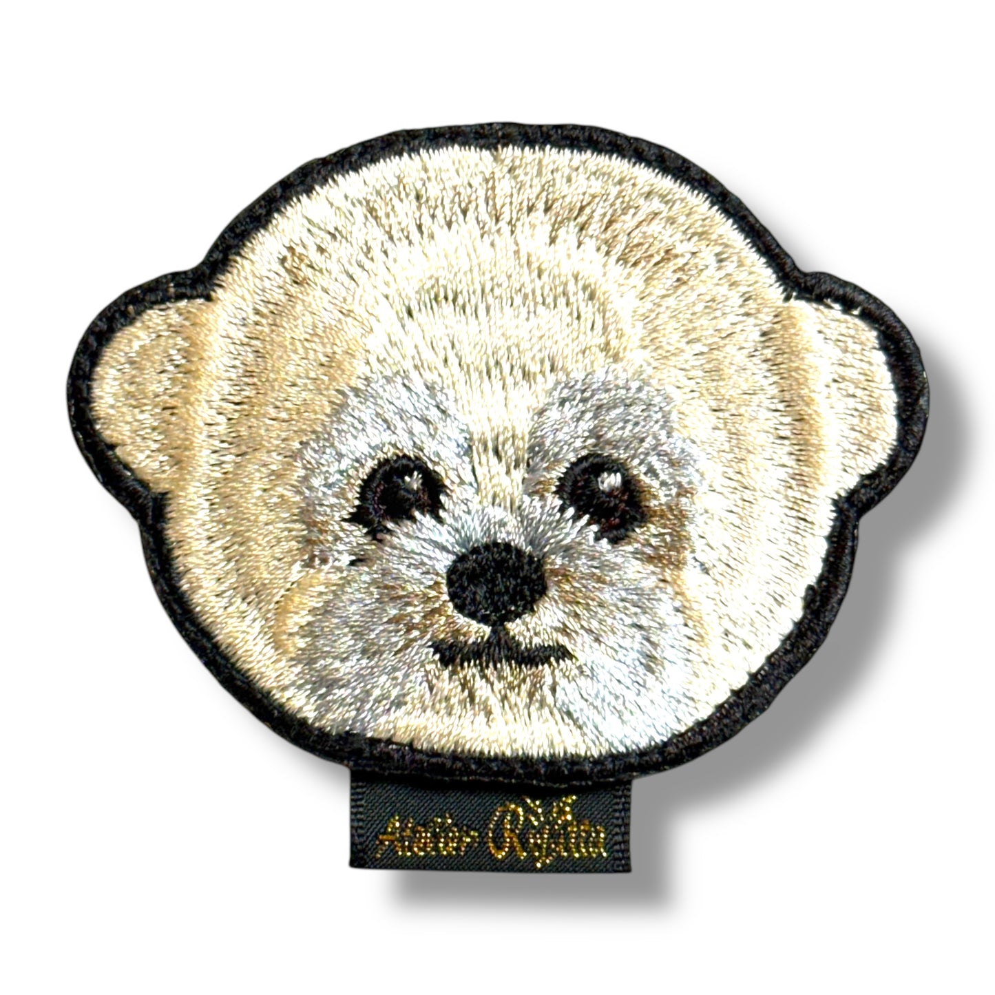 ビション・フリーゼの刺繍ワッペン
