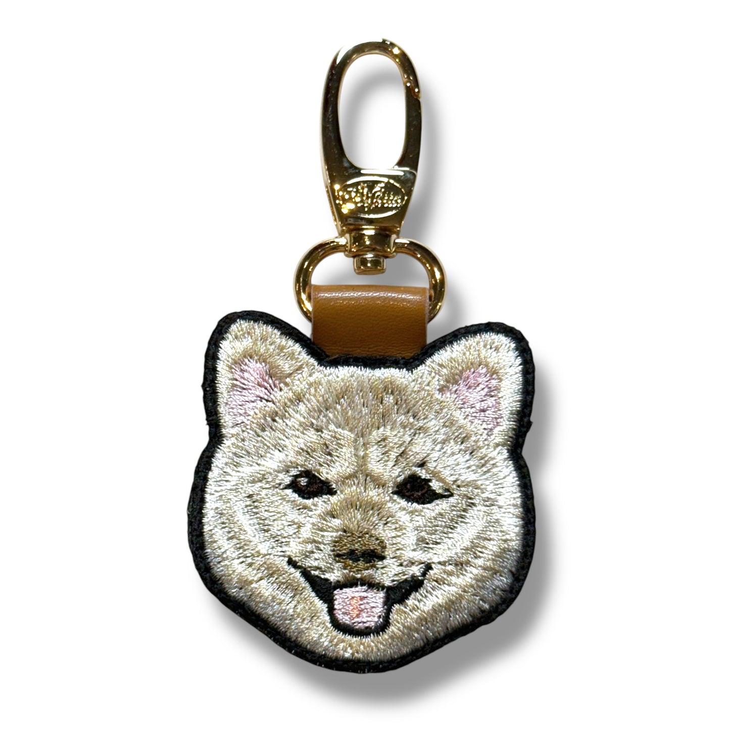 秋田犬の刺繍ワッペン