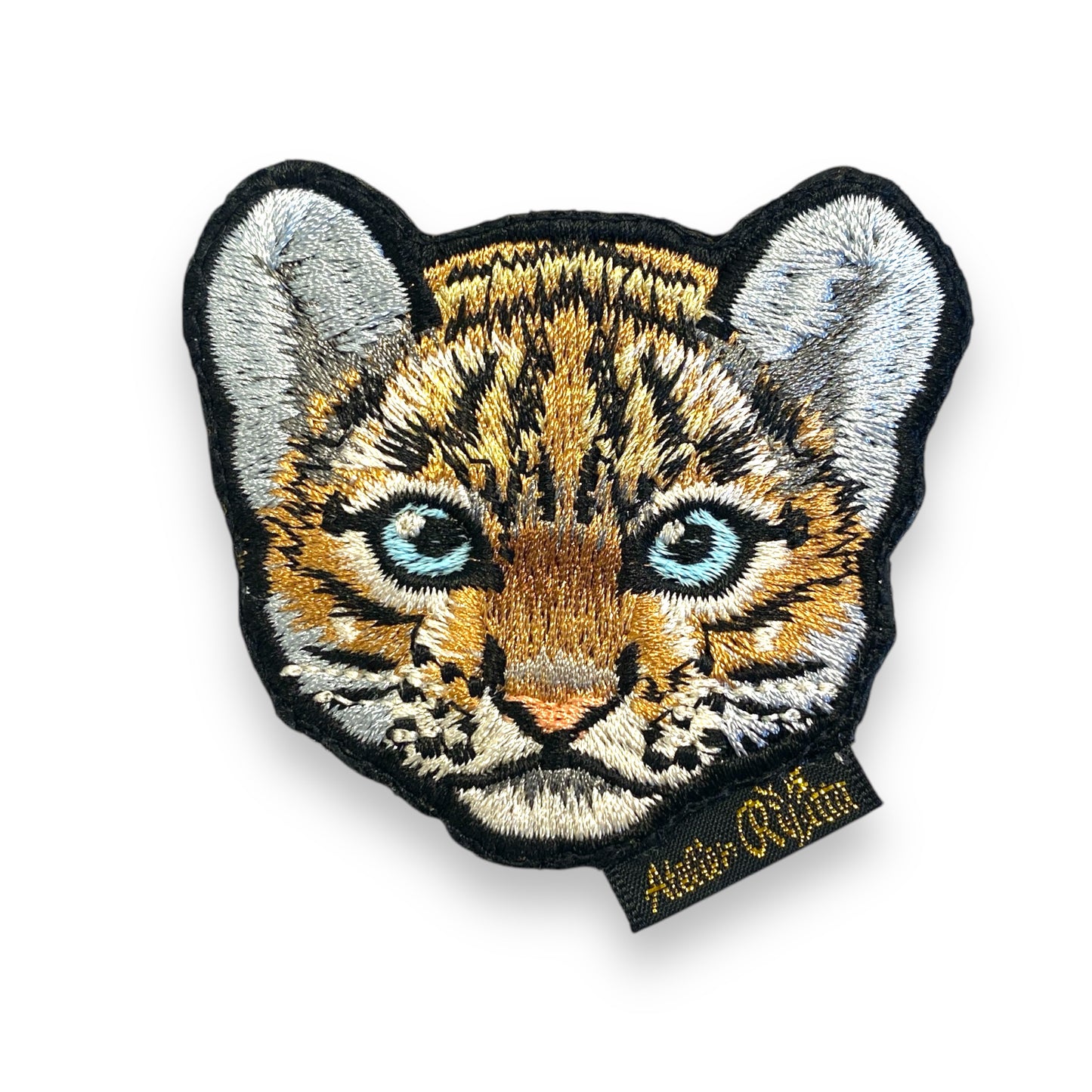 トラの刺繍ワッペン