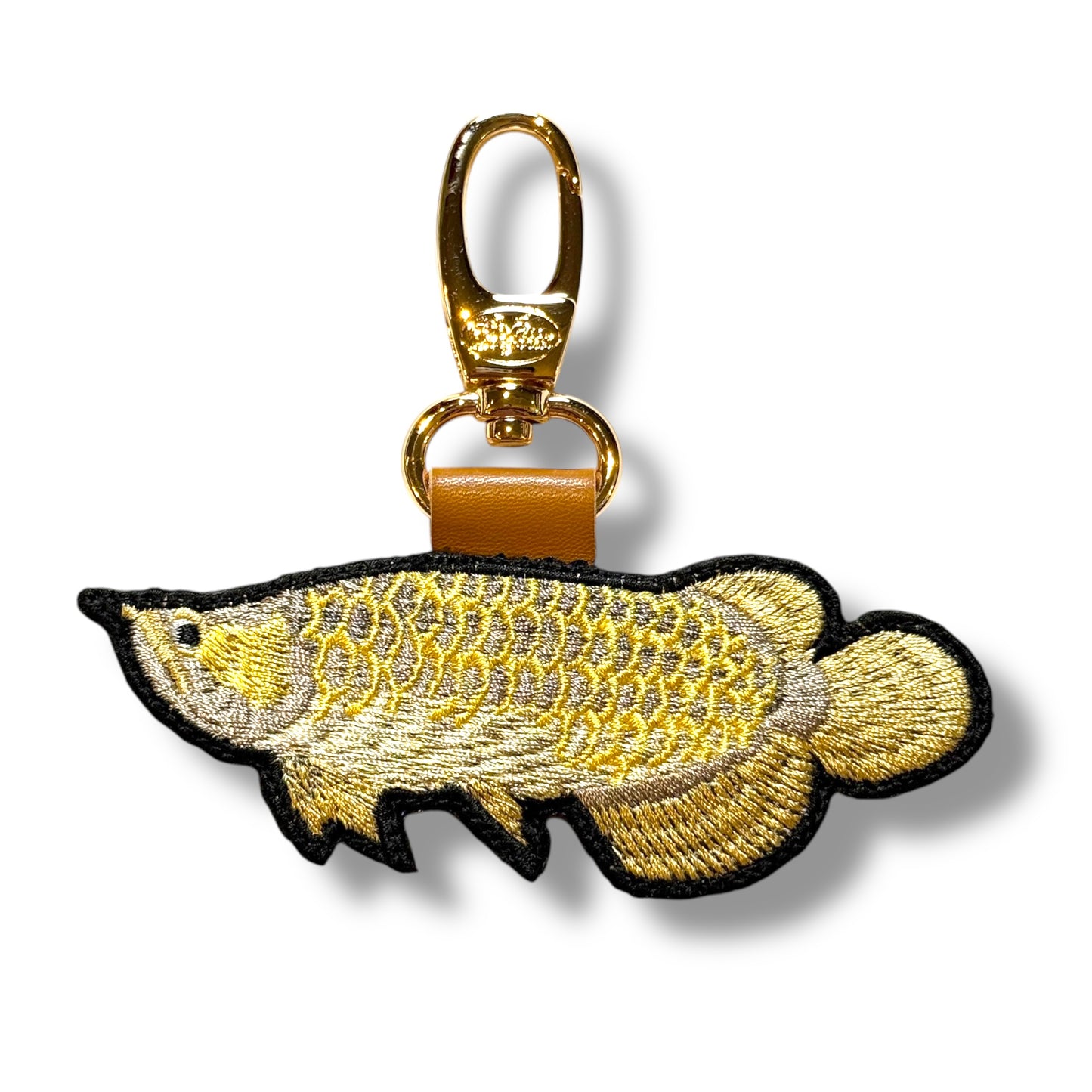 アロワナの刺繍ワッペン