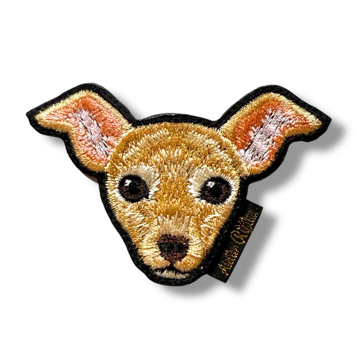 イタリアングレイハウンドの刺繍ワッペン