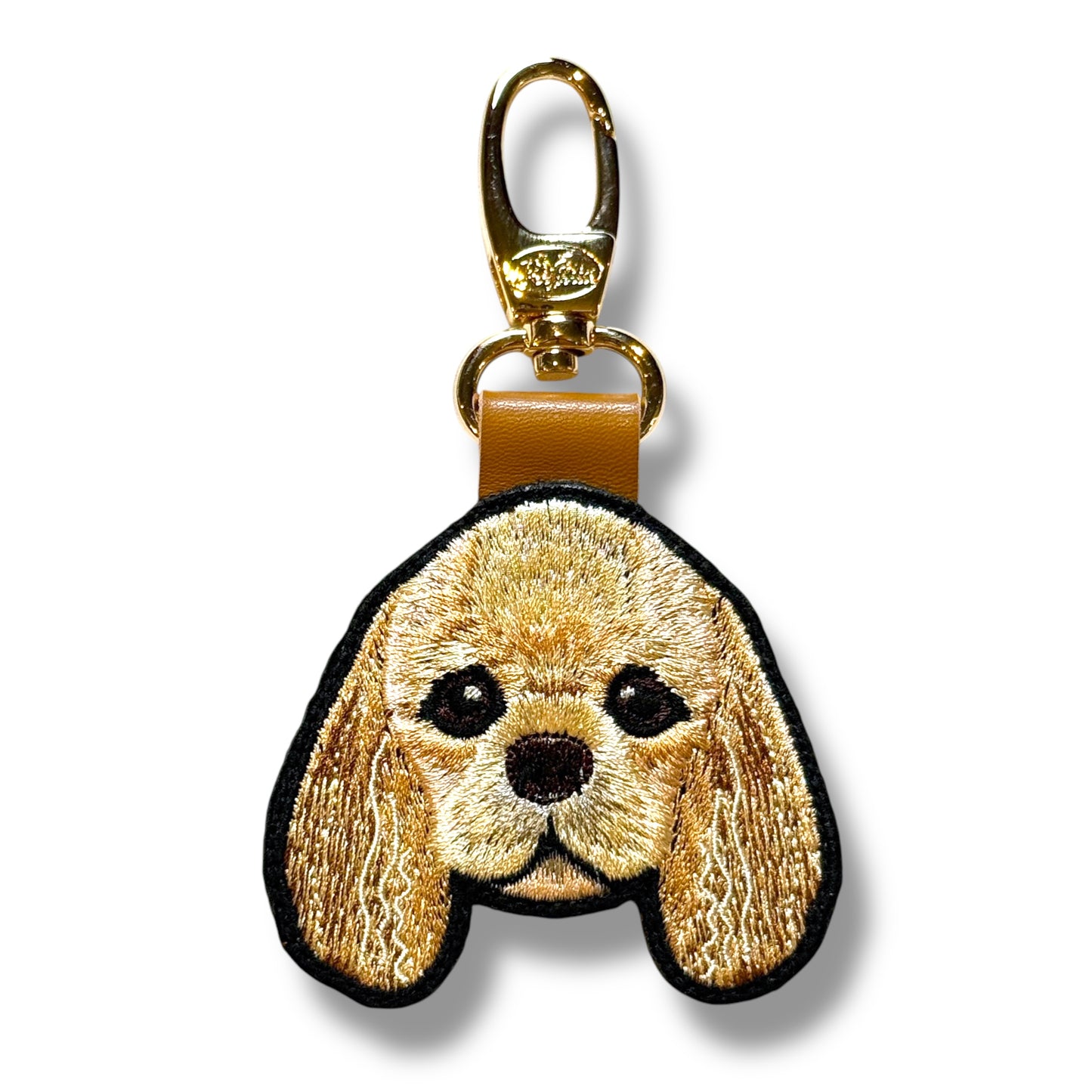 アメリカンコッカースパニエルの刺繍ワッペン