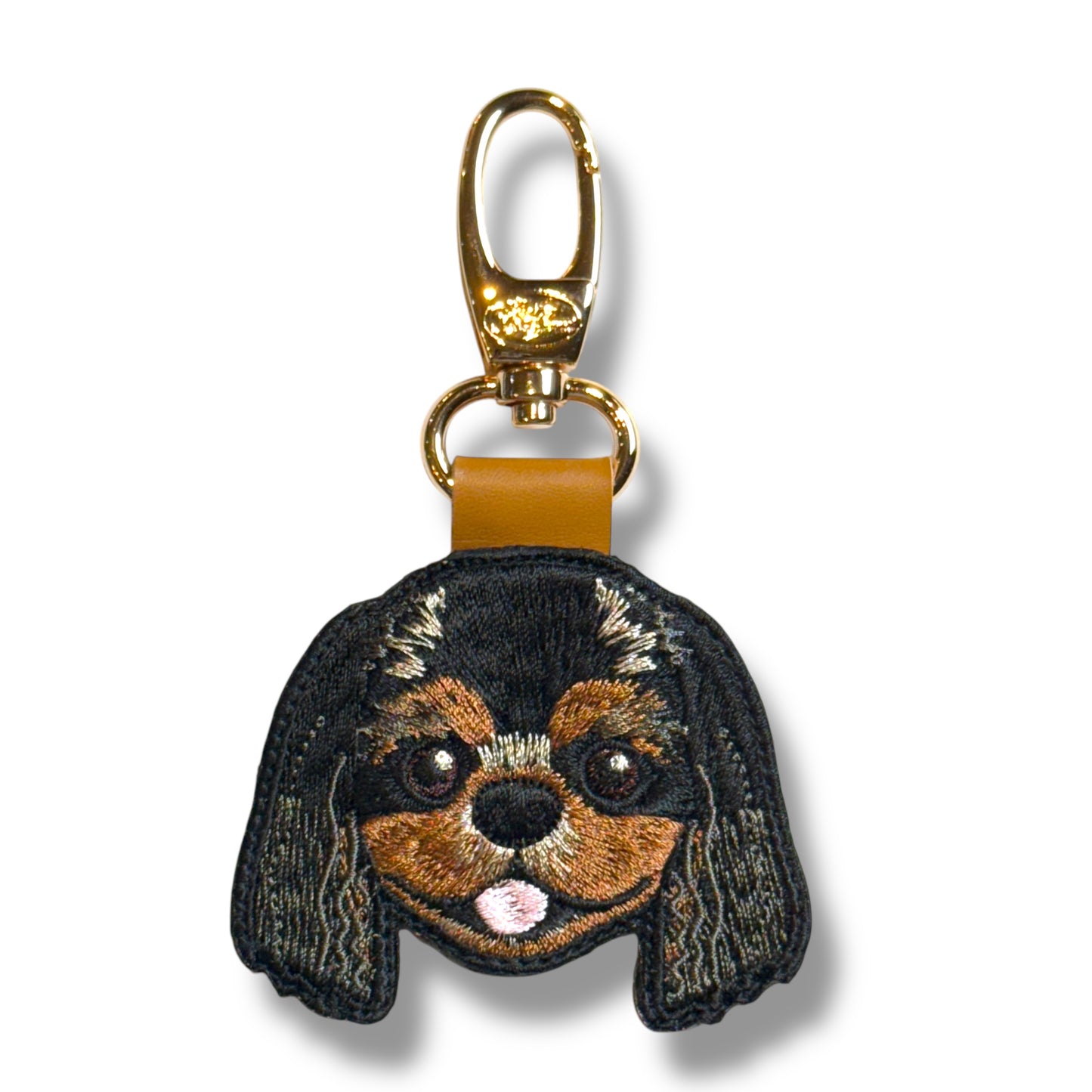 キャバリア・キング・チャールズ・スパニエルの刺繍ワッペン