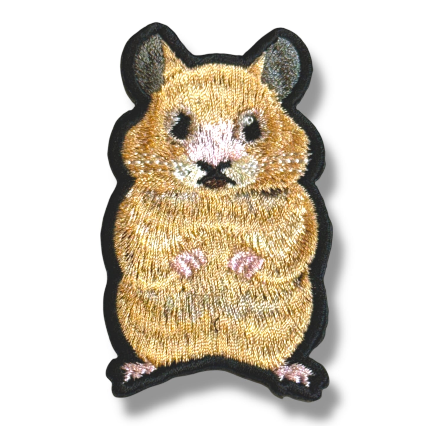 ゴールデンハムスターの刺繍ワッペン