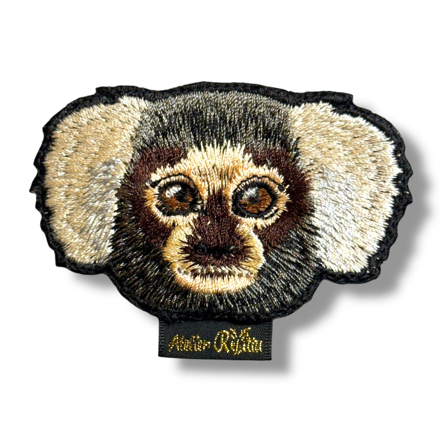 コモンマーモセットの 刺繍ワッペン