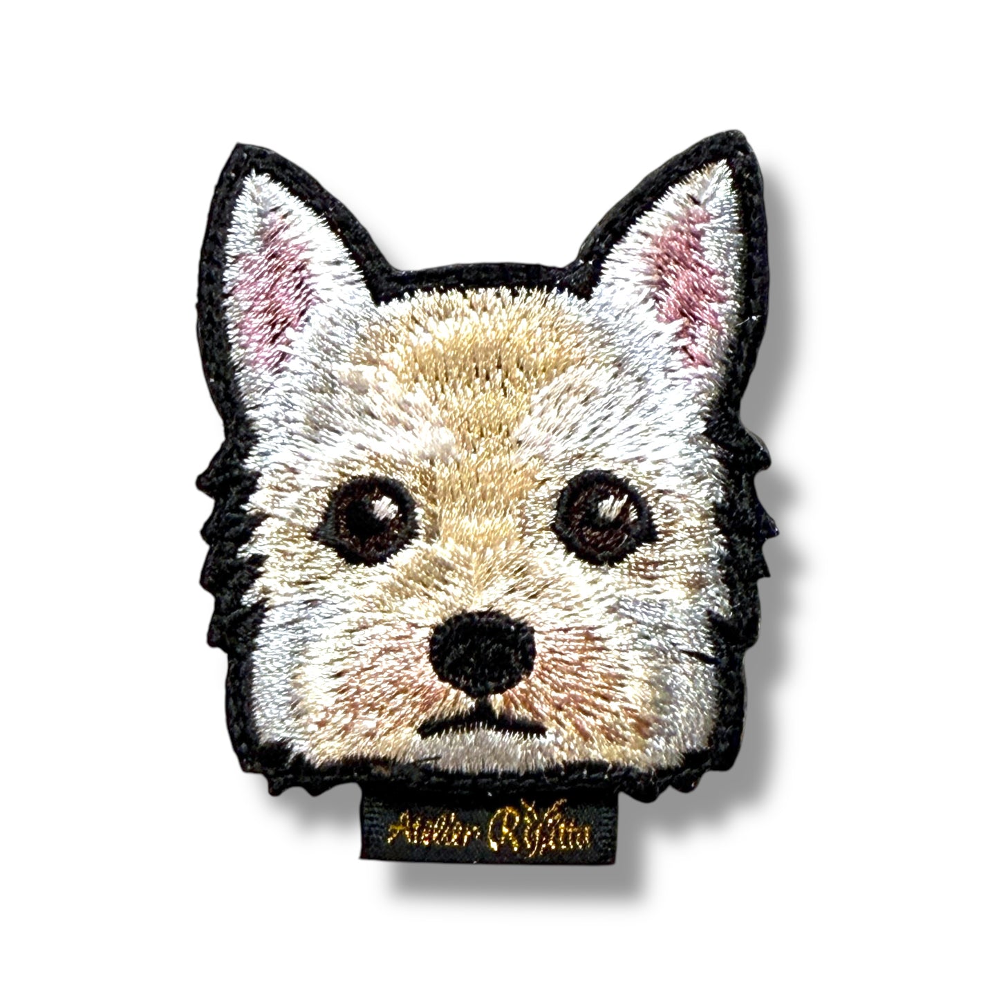 ウェスト・ハイランド・ホワイト・テリアの刺繍ワッペン