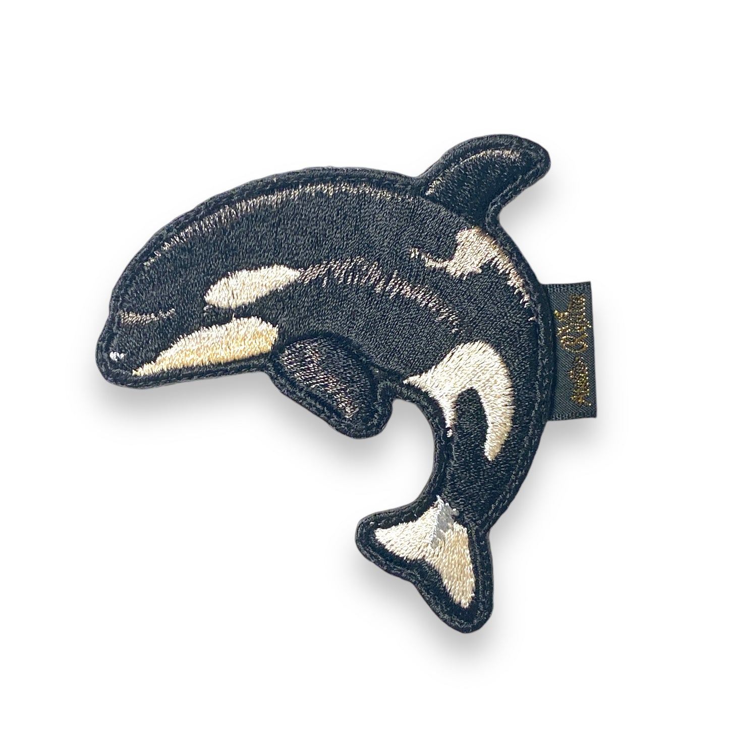 シャチの刺繍ワッペン