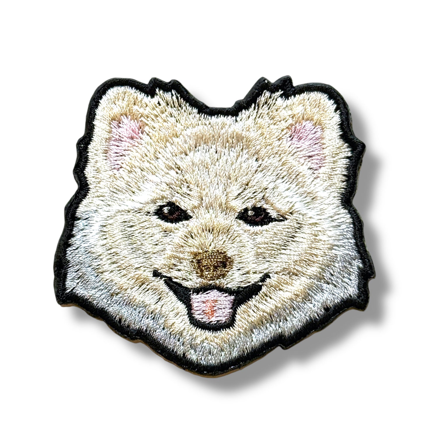 秋田犬の刺繍ワッペン