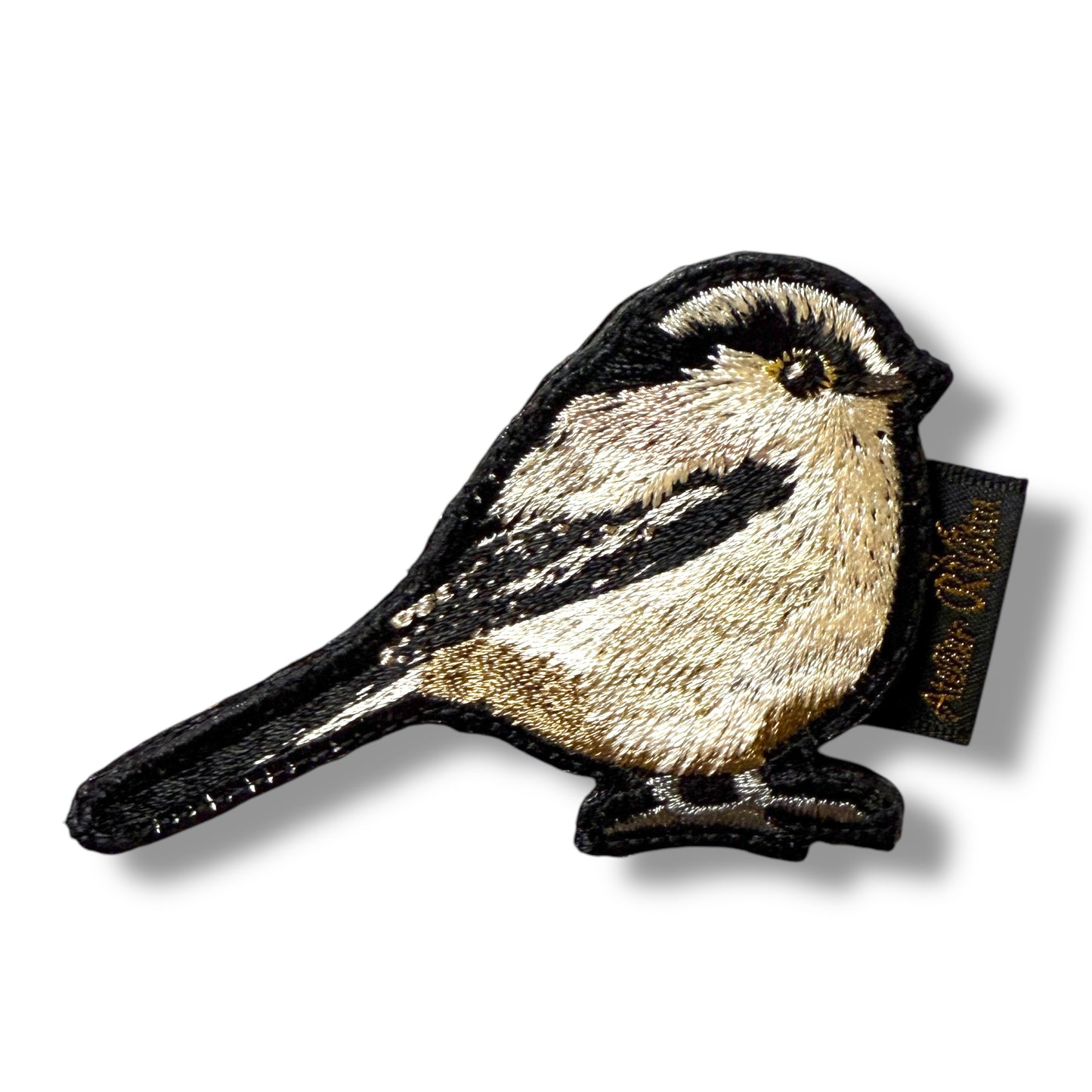 エナガの刺繍ワッペン