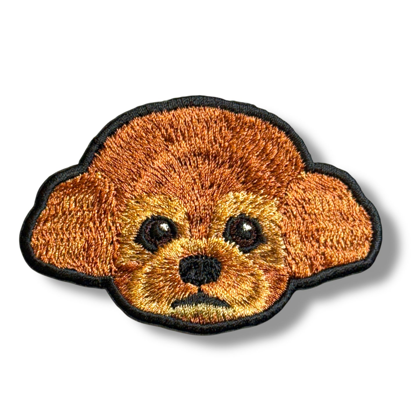トイプードルの刺繍ワッペン